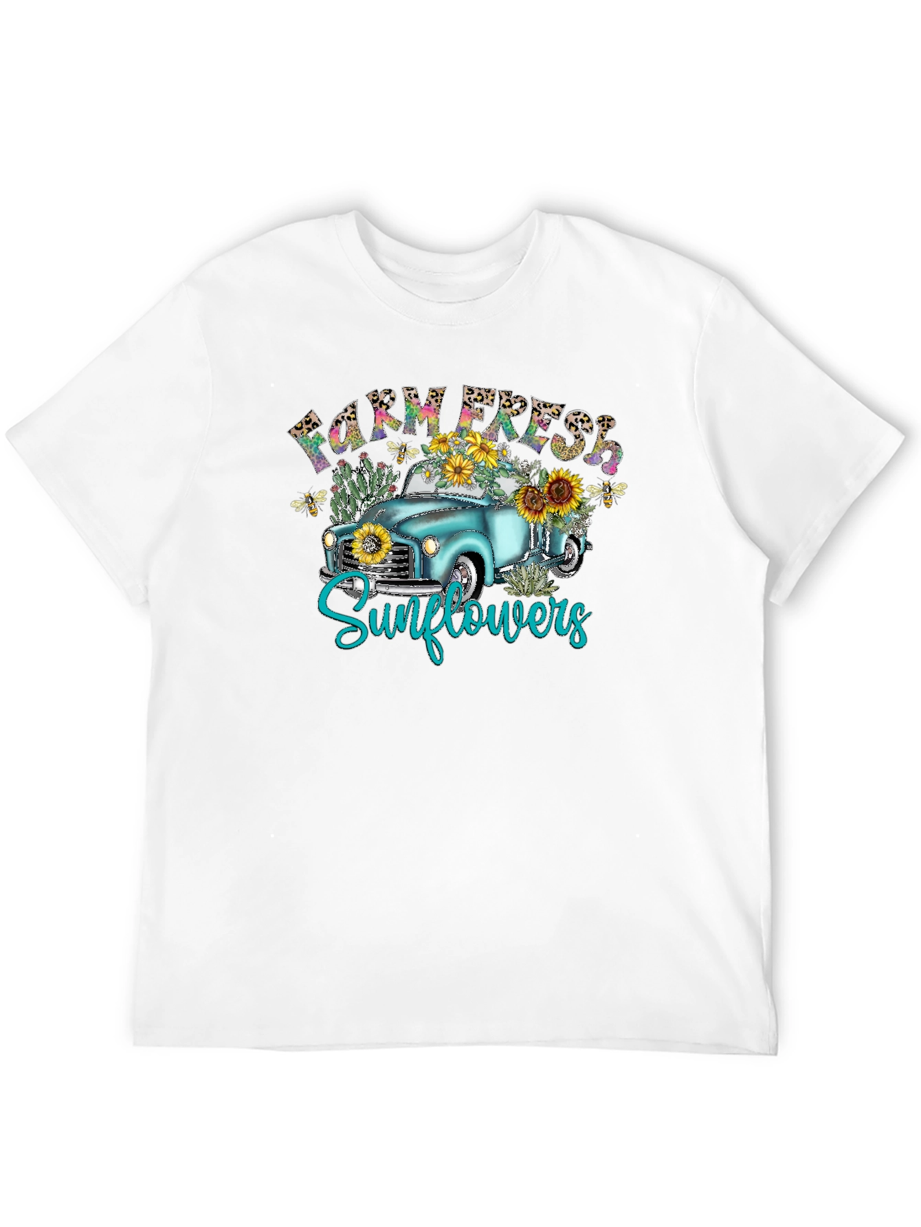 Farm Fresh Sunflower Graphic Tee