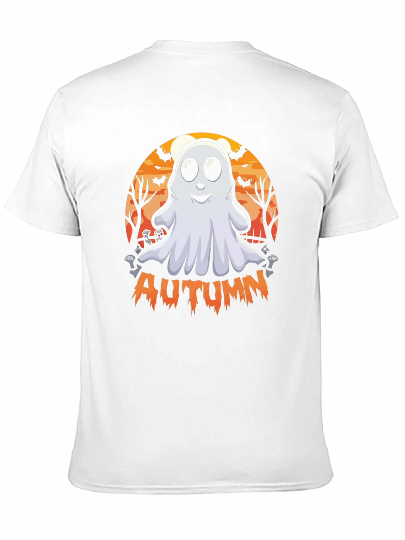 Autumn Ghost Graphic Tee - Halloween