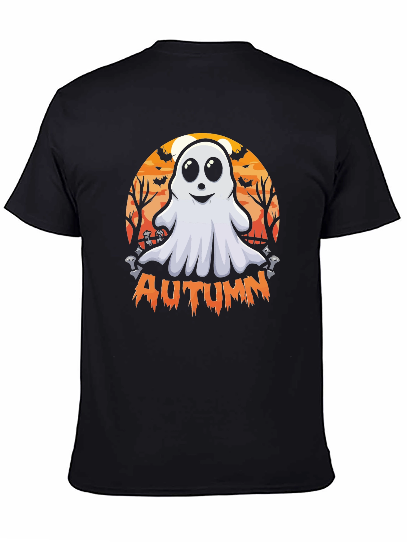 Autumn Ghost Graphic Tee - Halloween