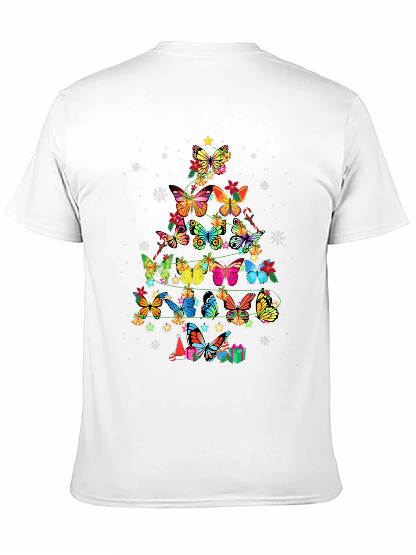 Butterfly Christmas Tree T-Shirt