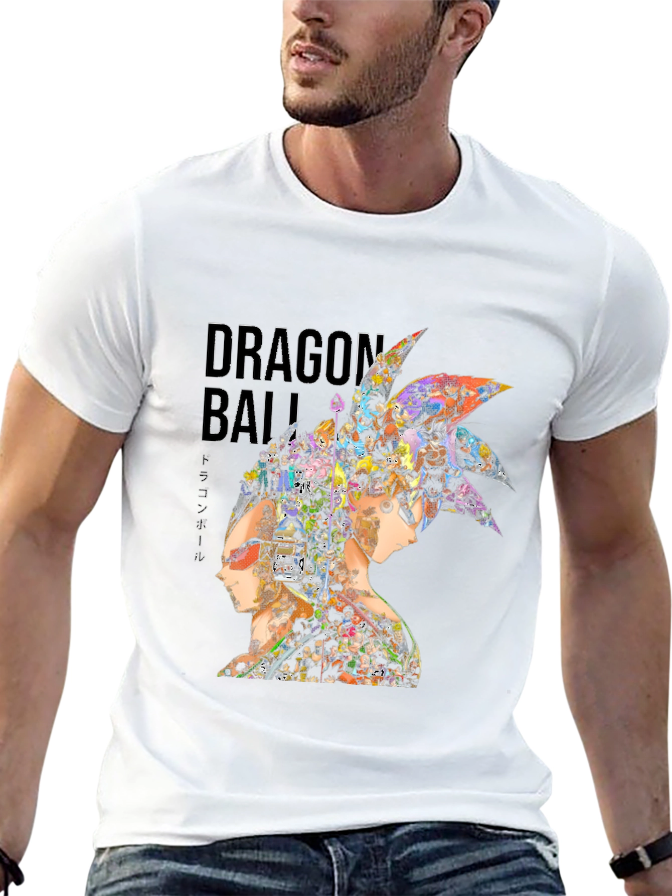 Dragon Ball Graphic Tee - Black Anime T-Shirt