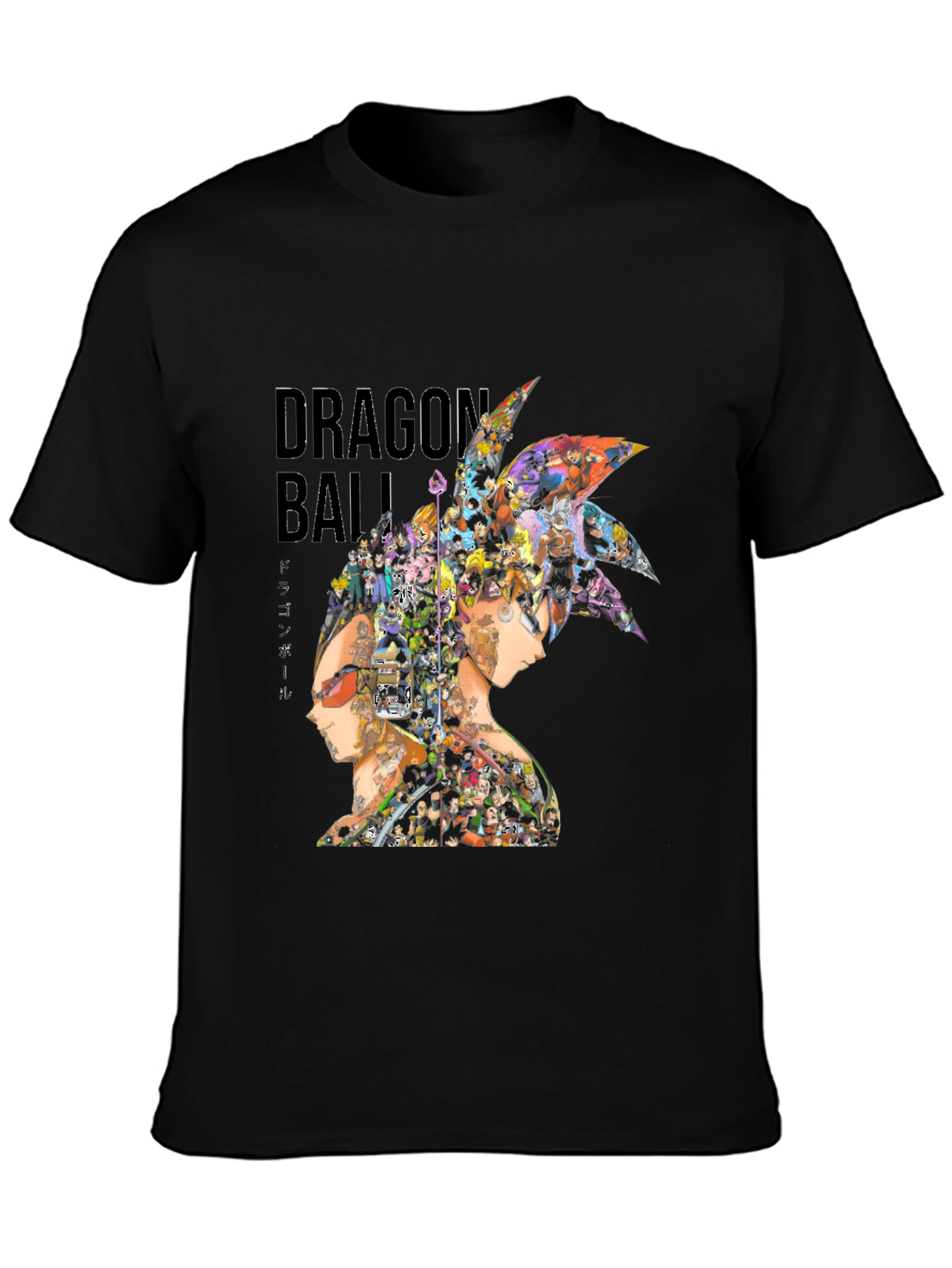 Dragon Ball Graphic Tee - Black Anime T-Shirt