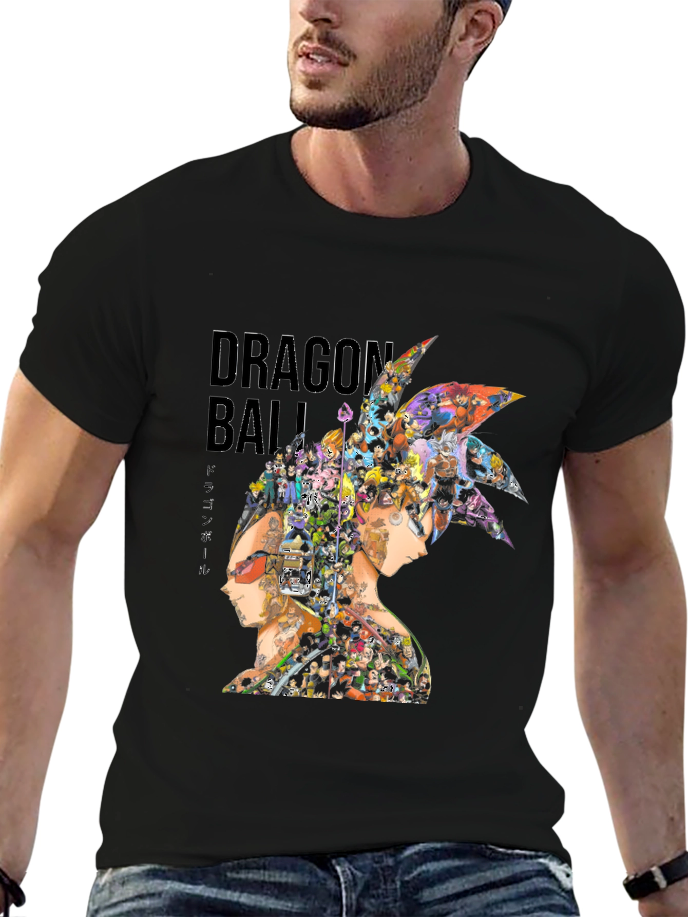 Dragon Ball Graphic Tee - Black Anime T-Shirt