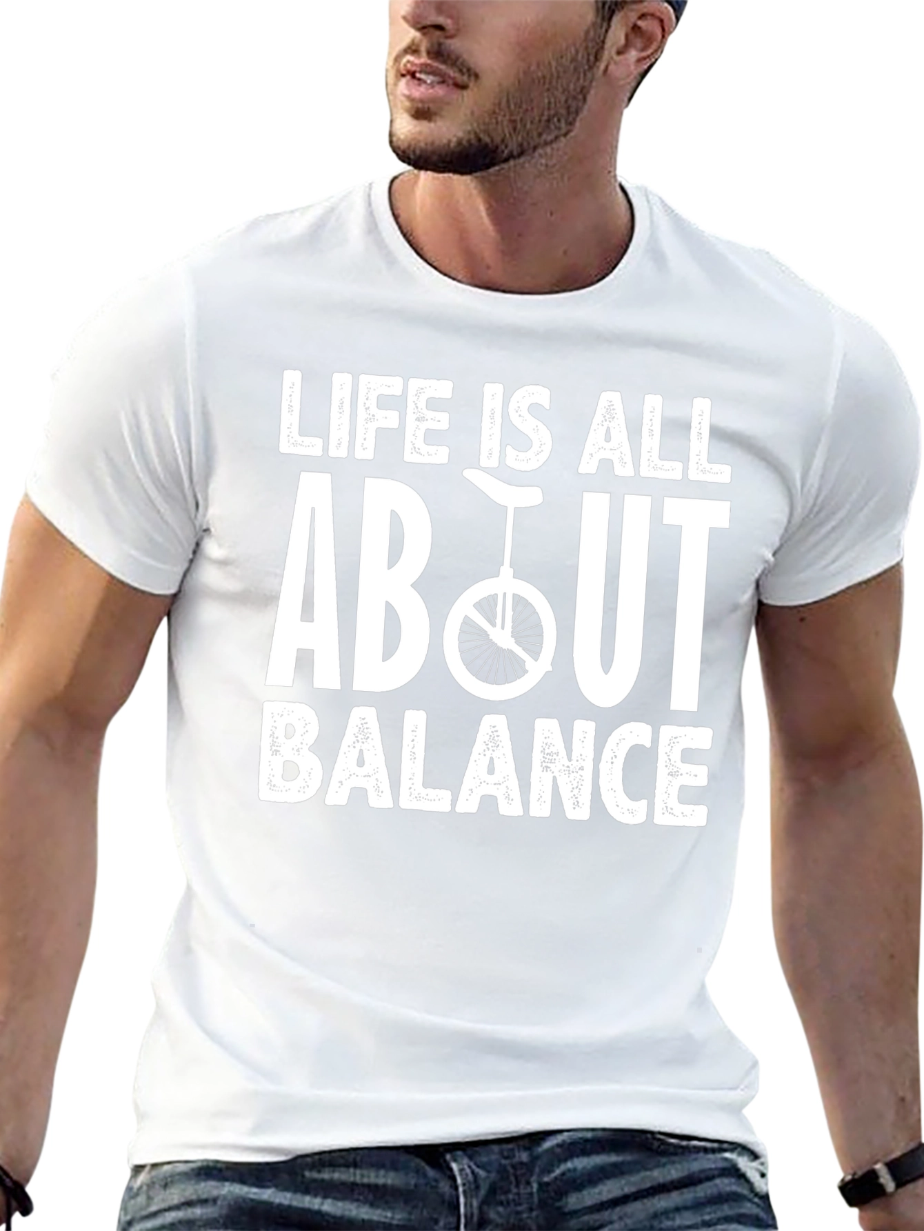 Life is All About Balance - Unicycle T-Shirt