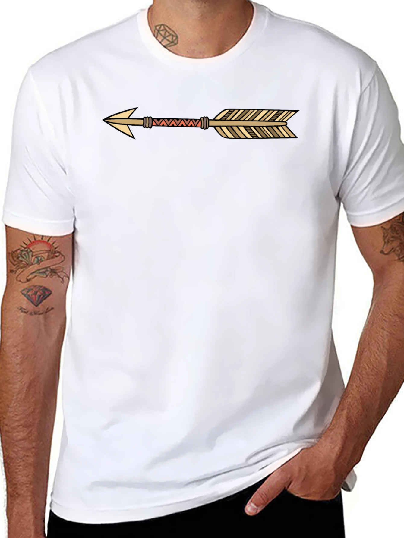Arrow Graphic Tee - Stylish Casual Wear