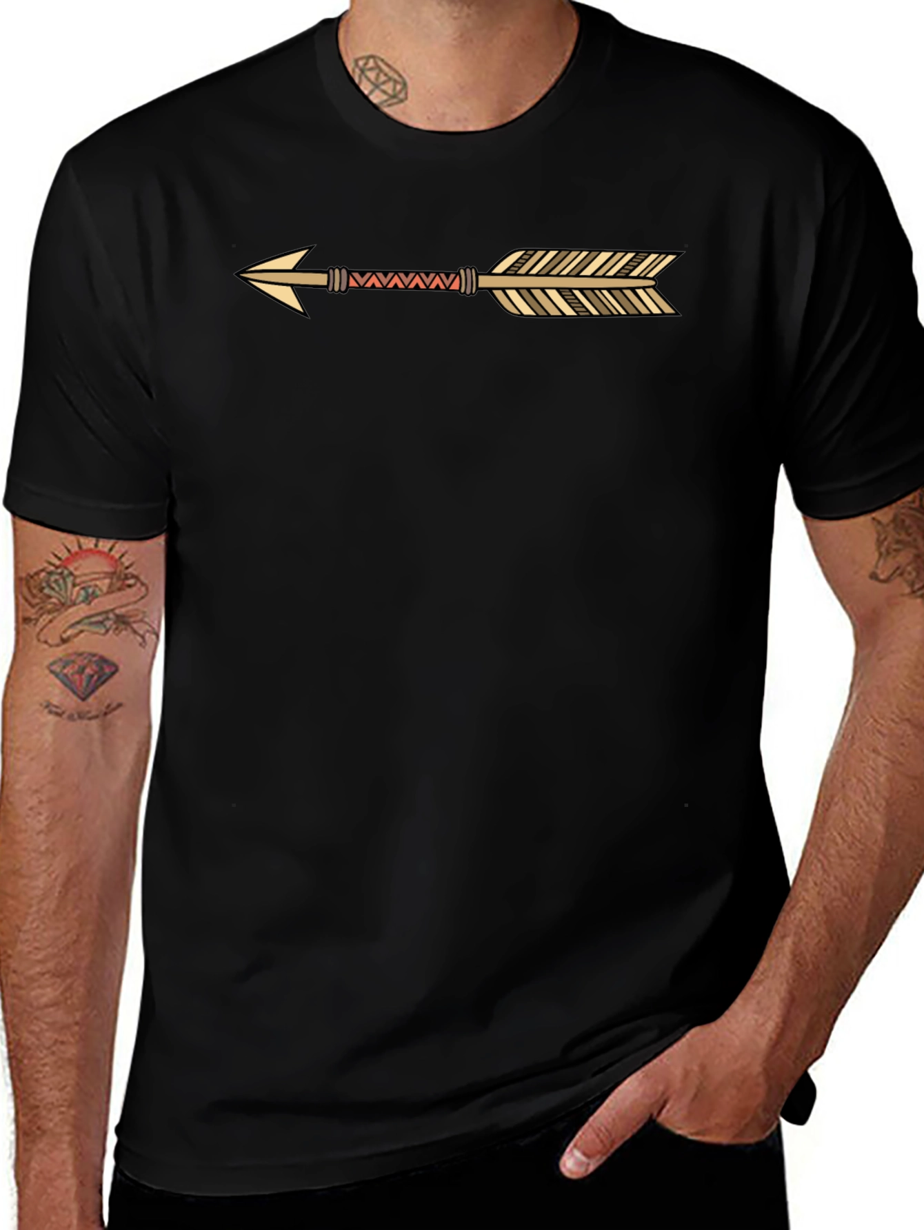 Arrow Graphic Tee - Stylish Casual Wear