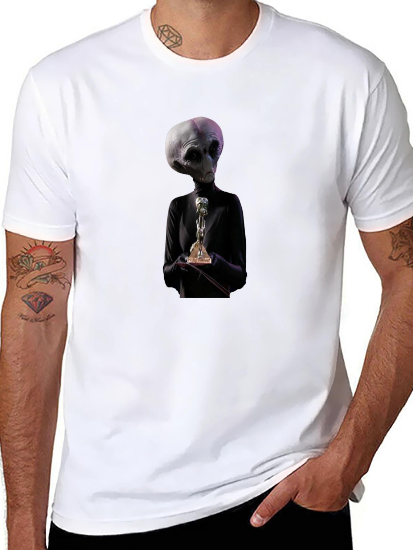Alien Award T-Shirt - Black