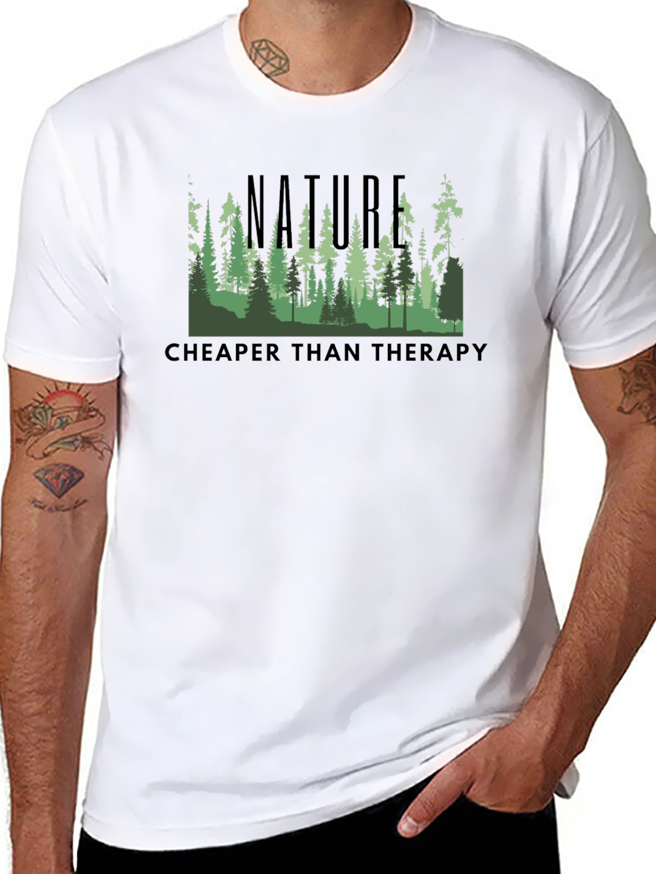 Nature Cheaper Than Therapy T-Shirt