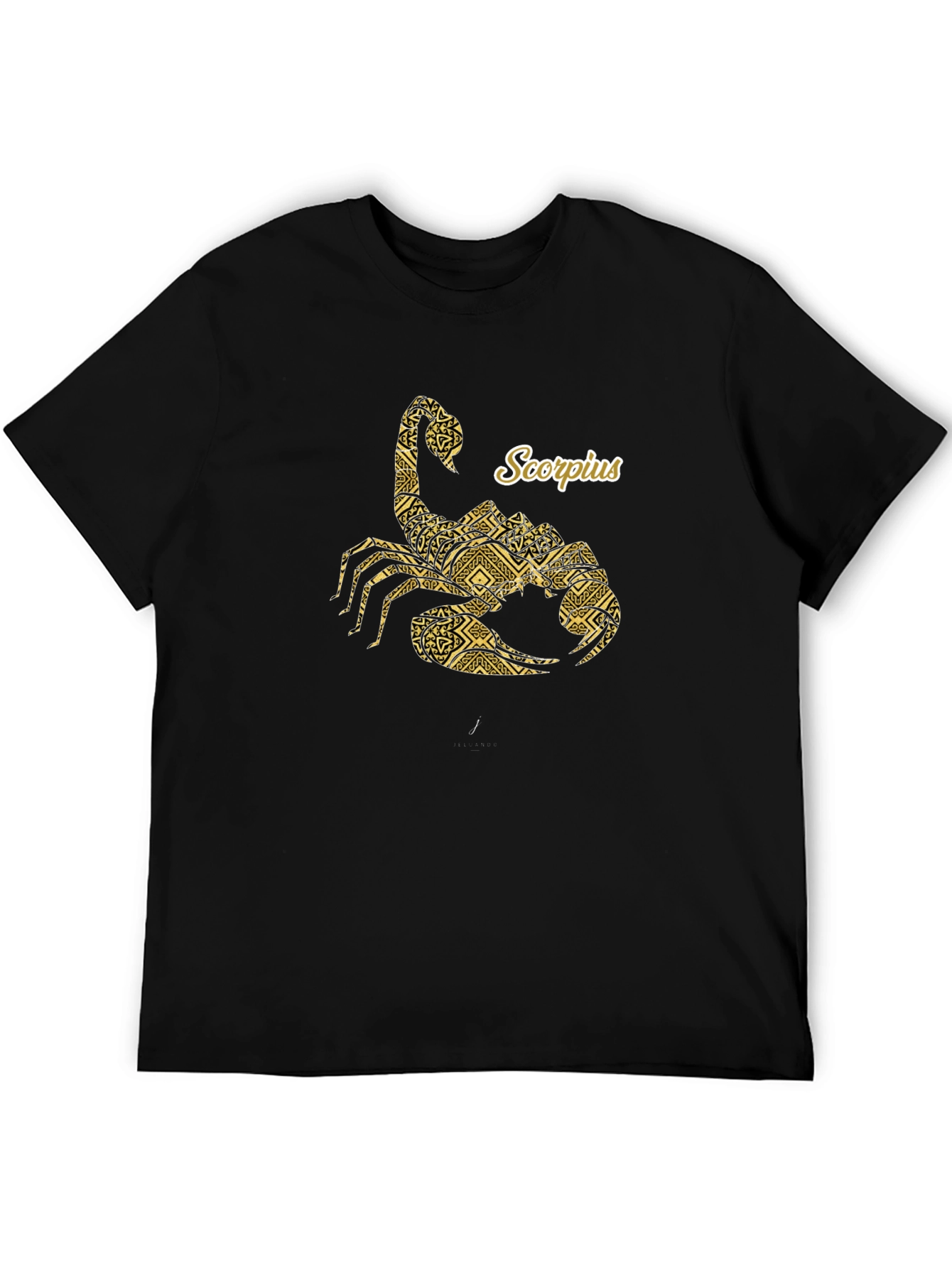 Scorpius Zodiac Graphic Tee - Black