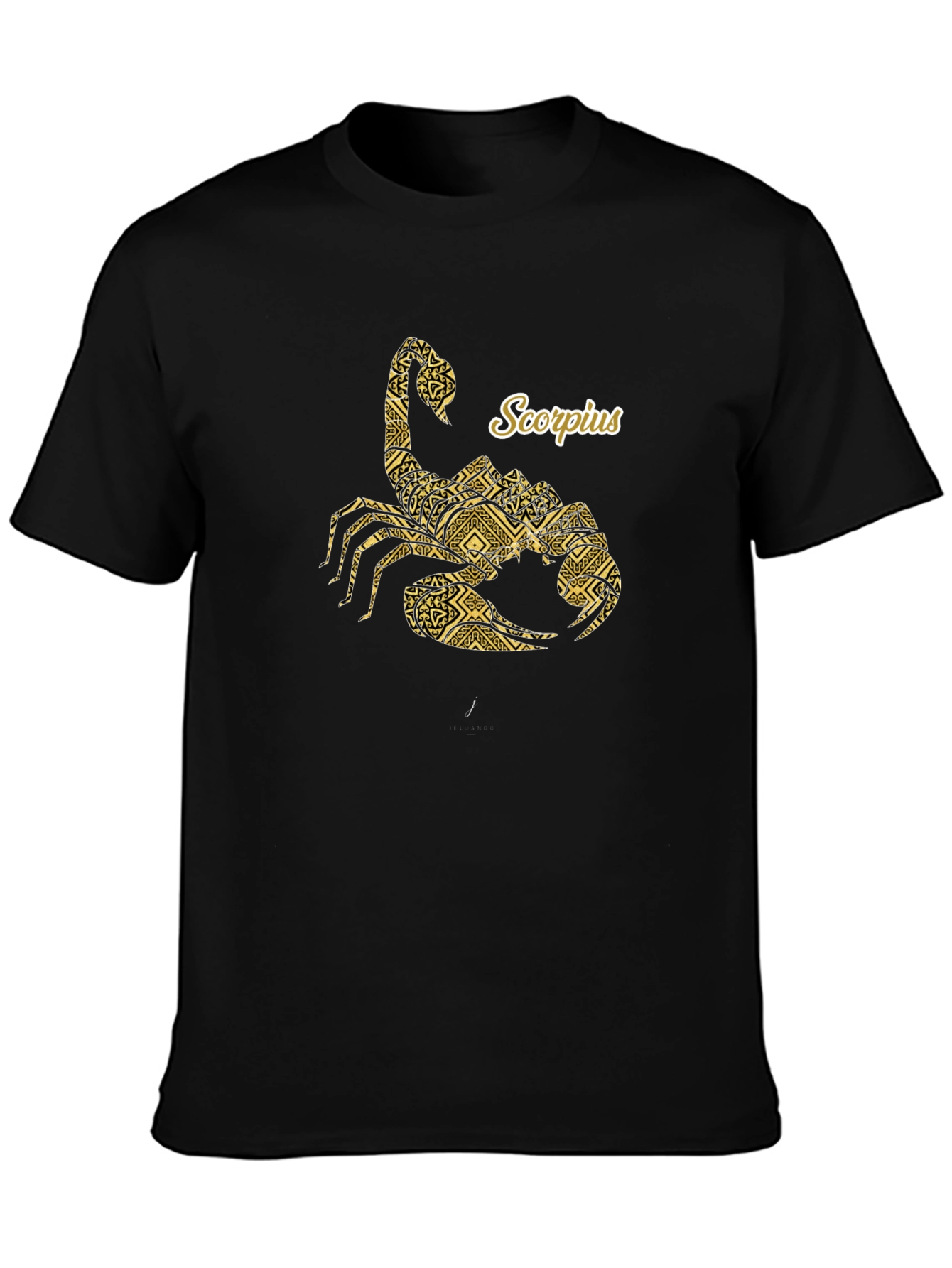 Scorpius Zodiac Graphic Tee - Black