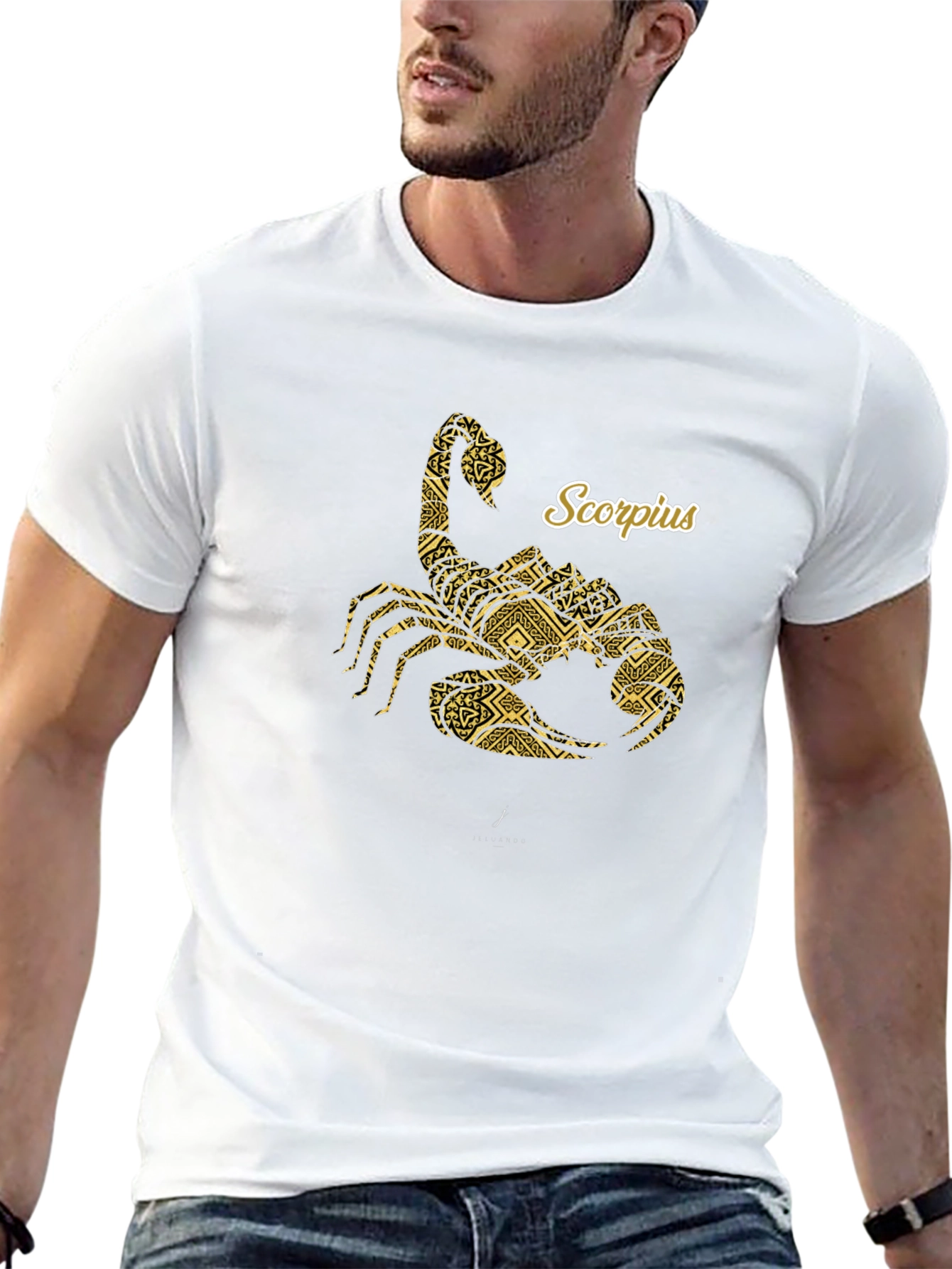 Scorpius Zodiac Graphic Tee - Black