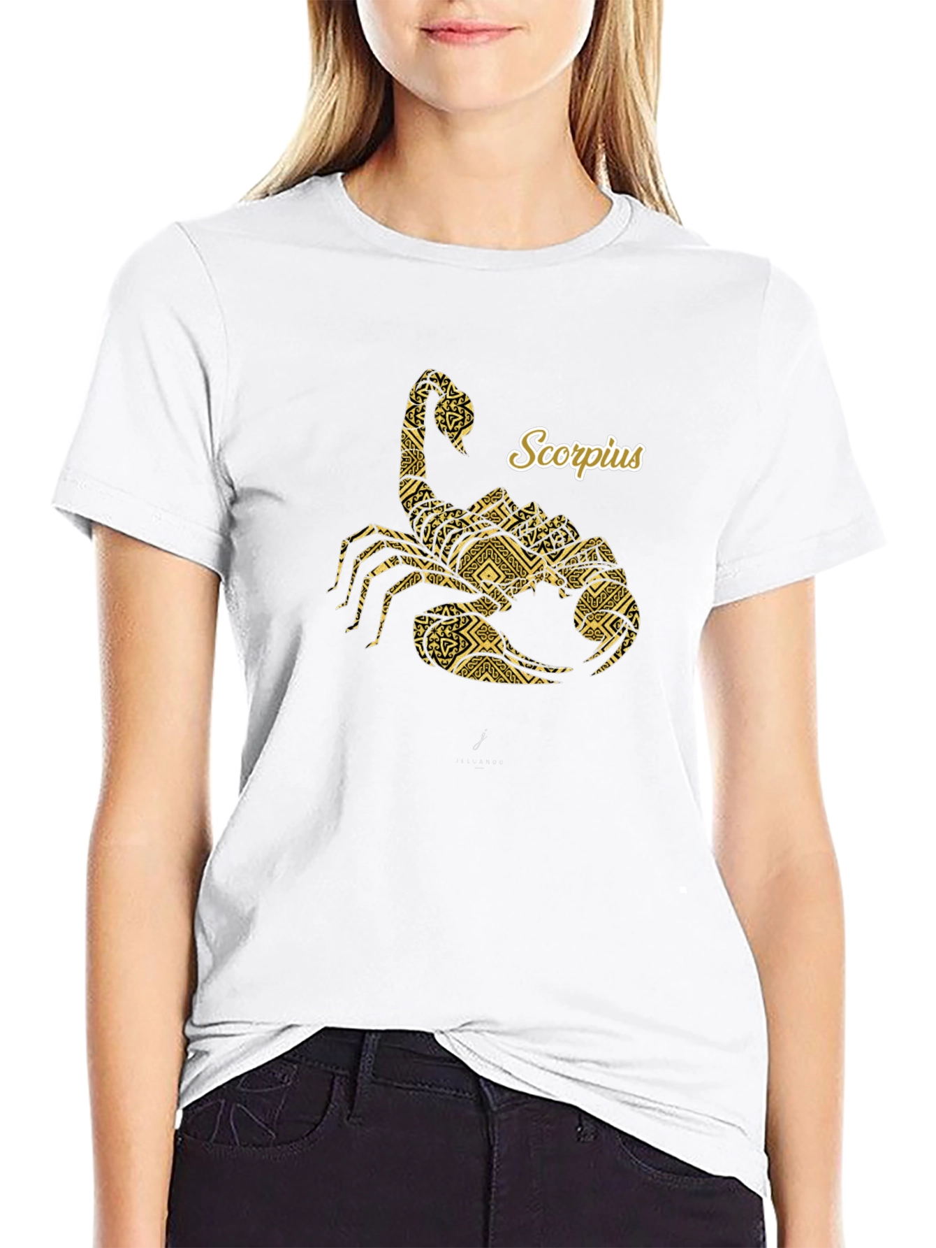 Scorpius Zodiac Graphic Tee - Black