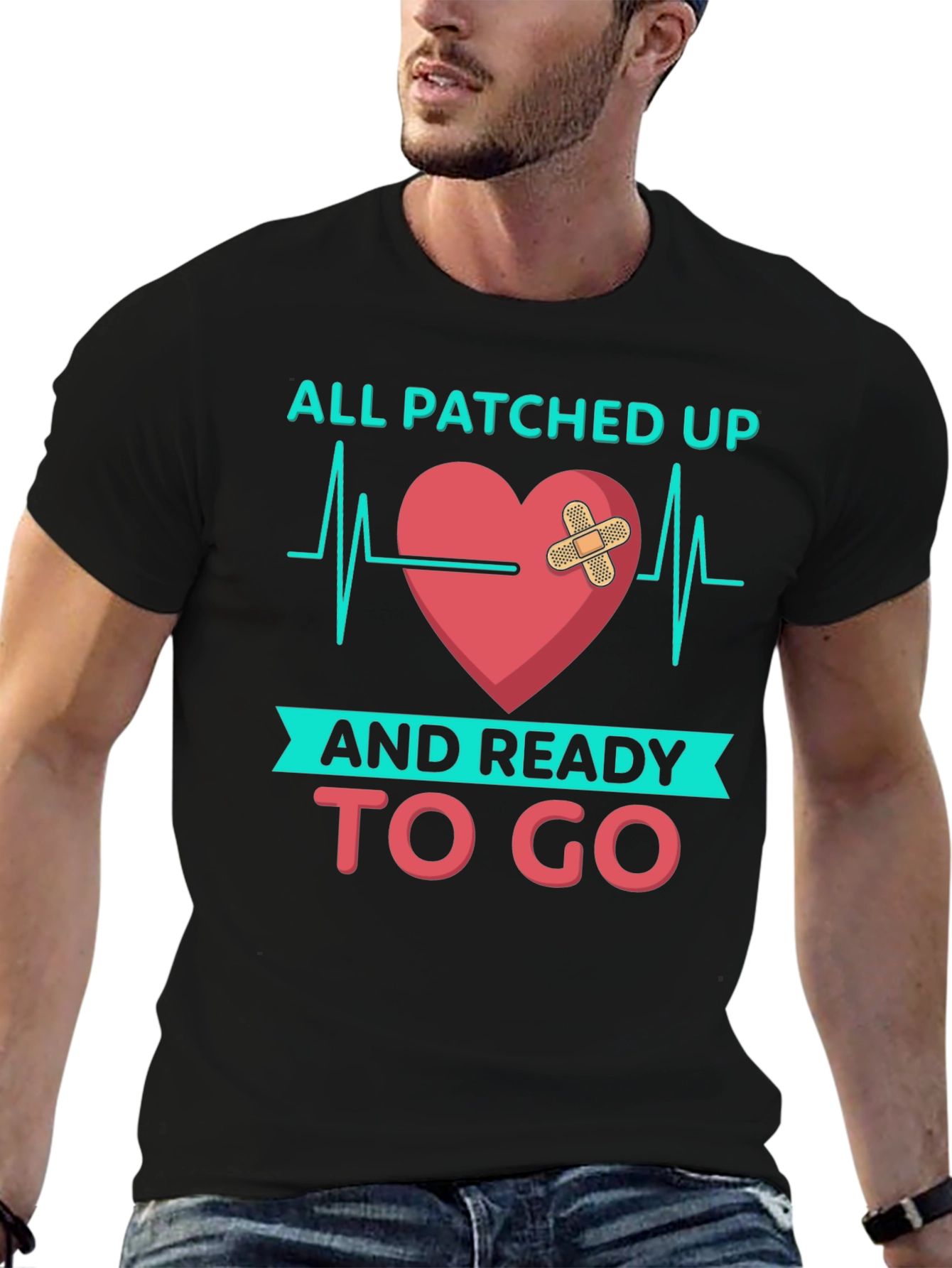 All Patched Up T-Shirt - Ready to Go!
