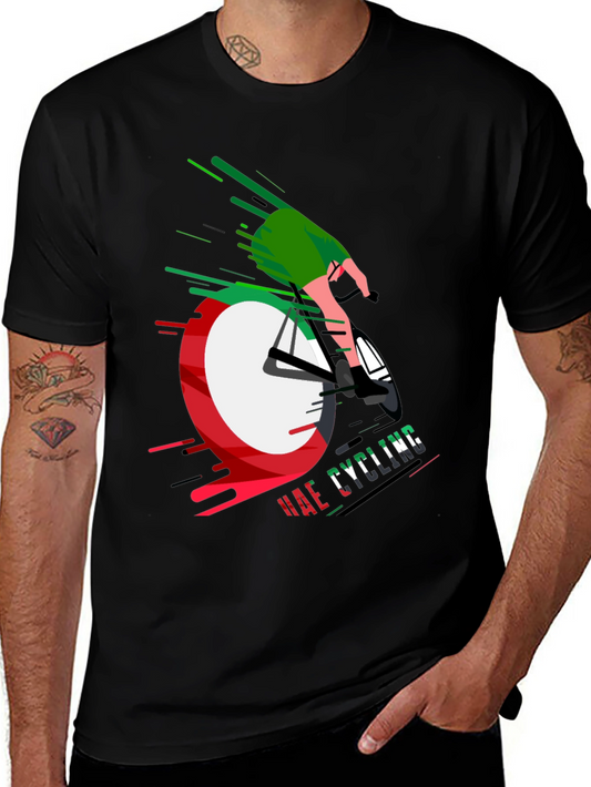 UAE Cycling Black T-Shirt Unique Design