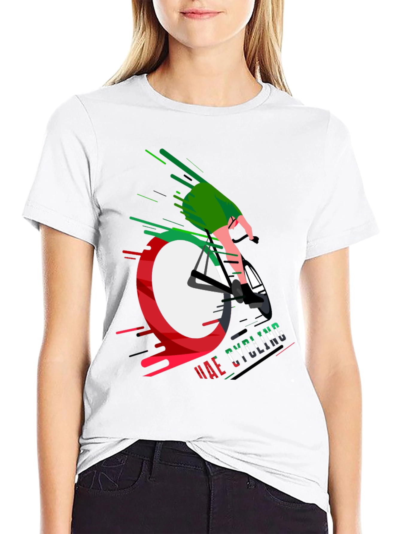 UAE Cycling Black T-Shirt Unique Design
