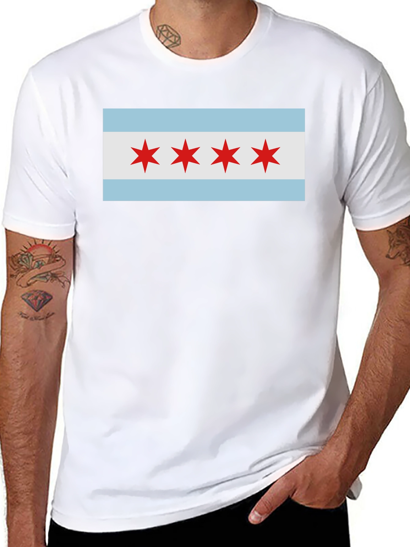 Chicago Flag T-Shirt - Classic City Pride