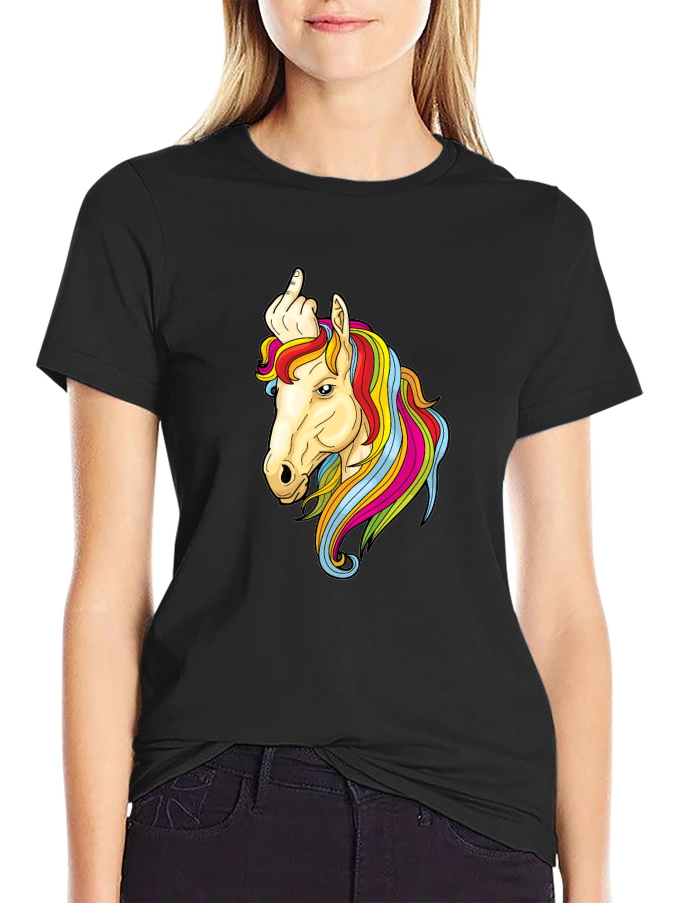 Rebellious Unicorn Graphic Tee