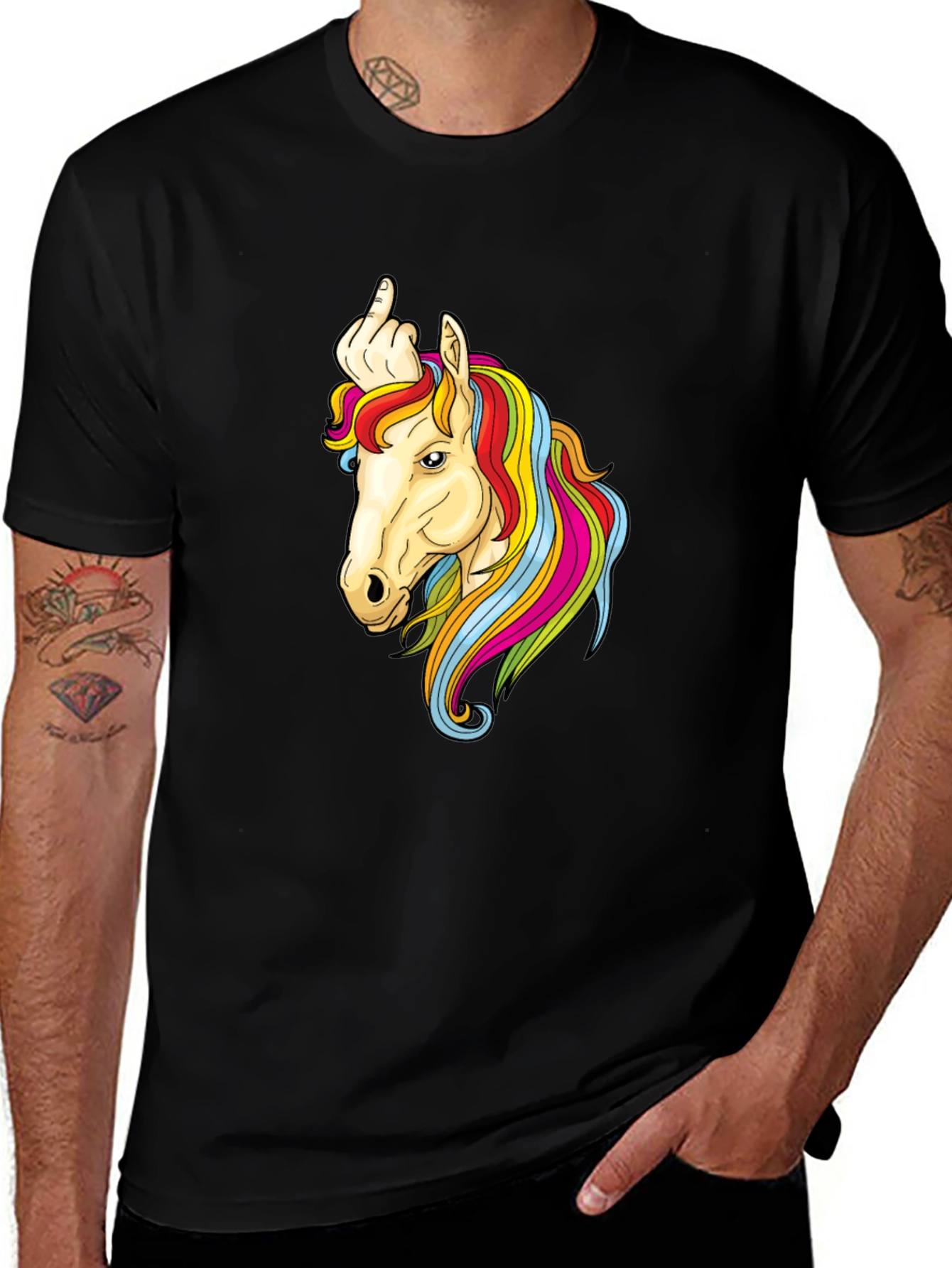Rebellious Unicorn Graphic Tee