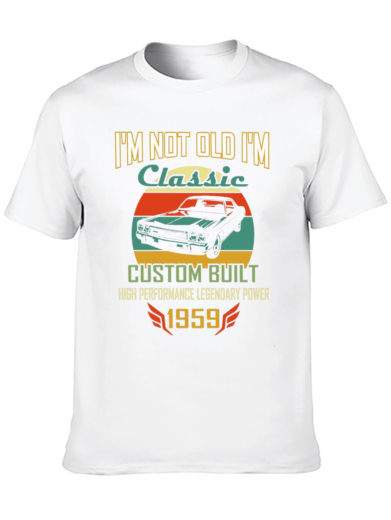 Classic Car 1959 T-Shirt - Custom Built