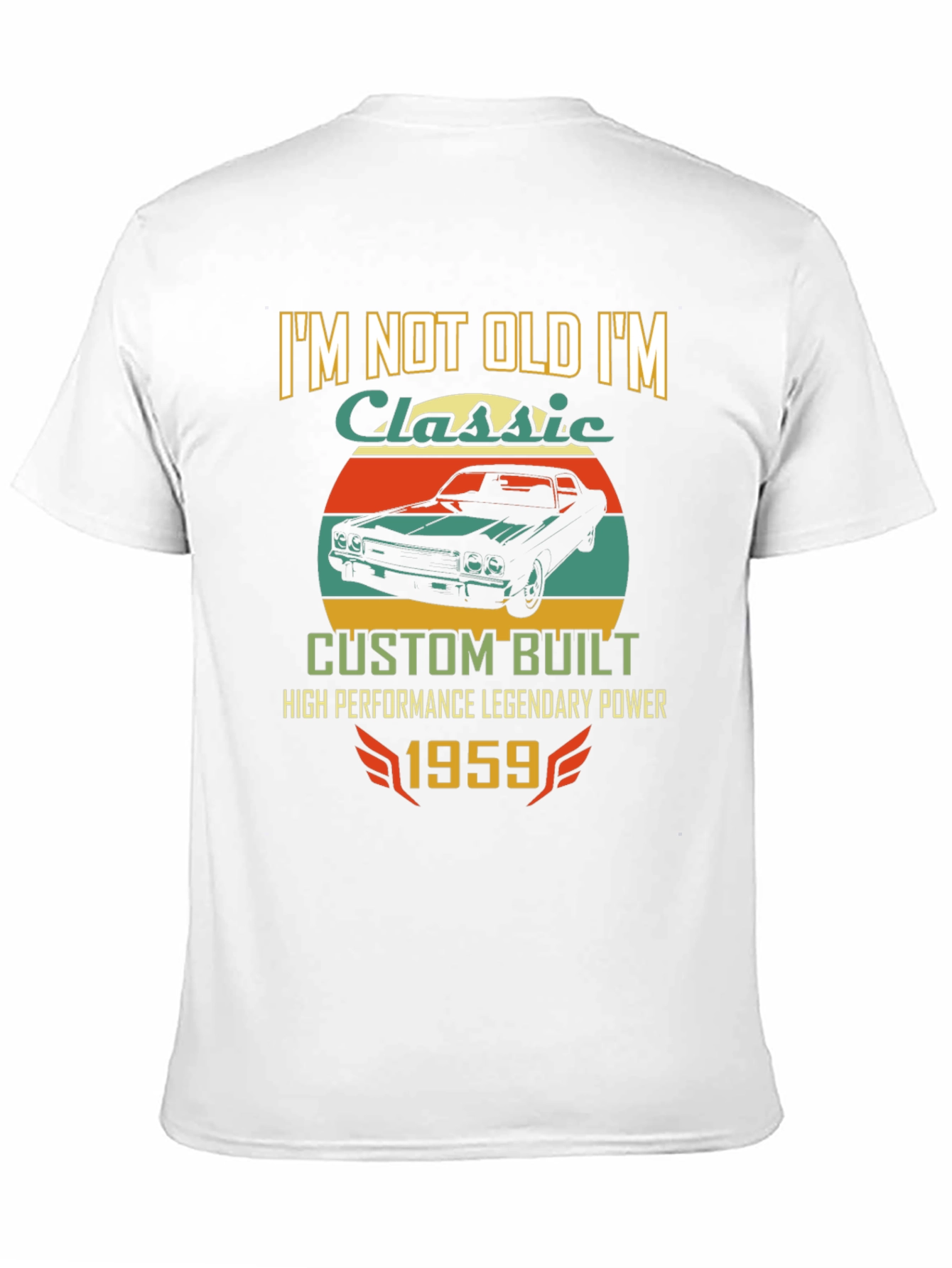 Classic Car 1959 T-Shirt - Custom Built