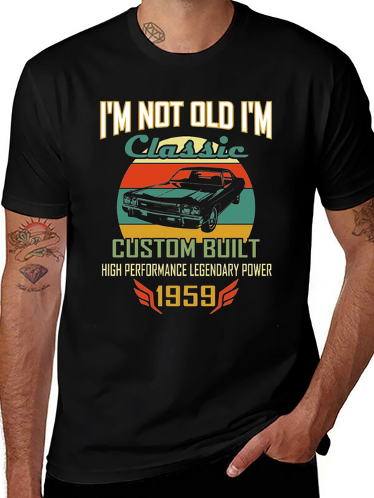 Classic Car 1959 T-Shirt - Custom Built