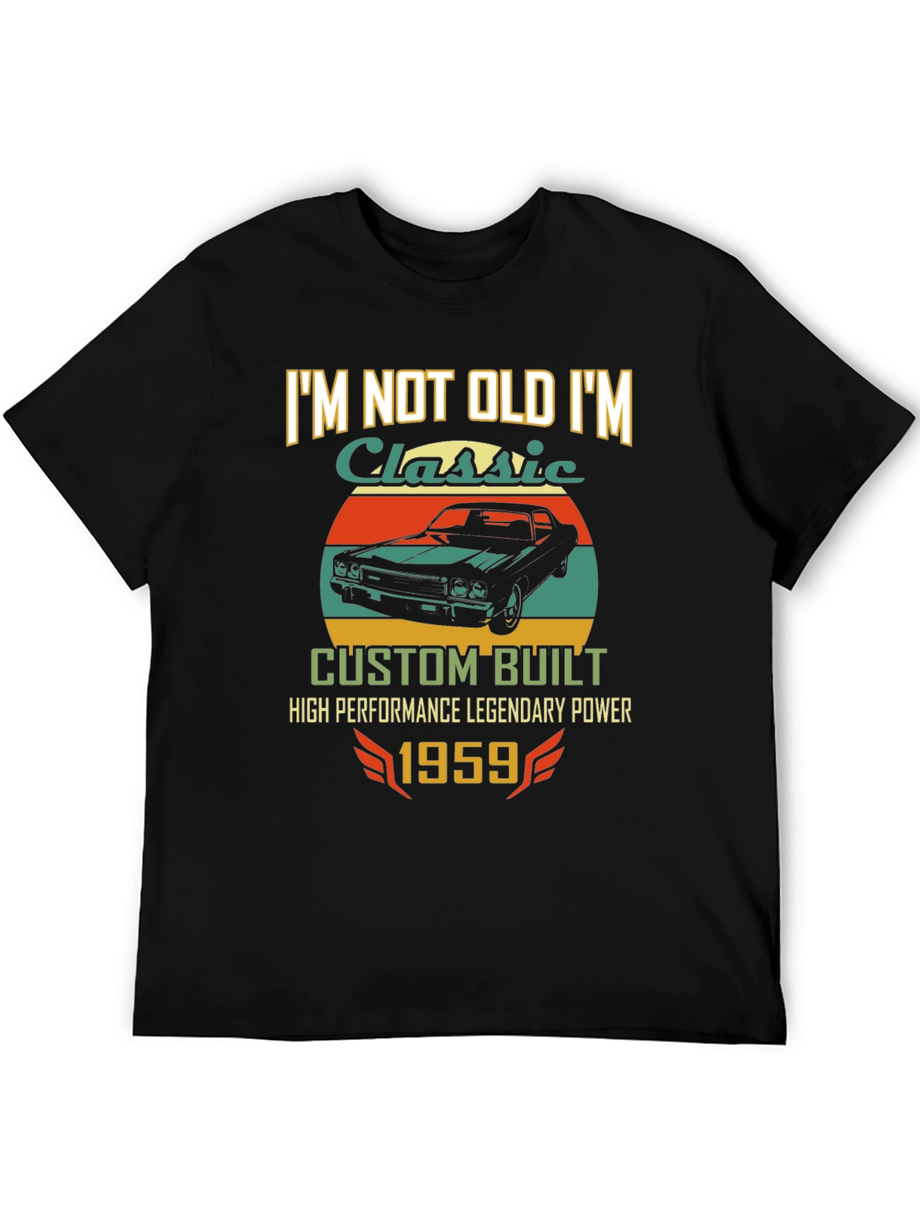 Classic Car 1959 T-Shirt - Custom Built