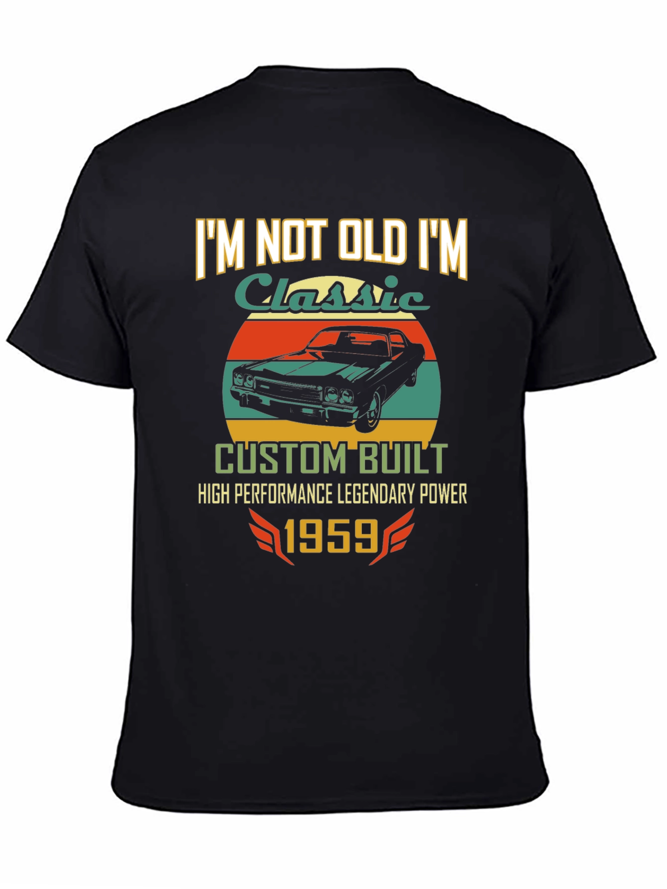 Classic Car 1959 T-Shirt - Custom Built