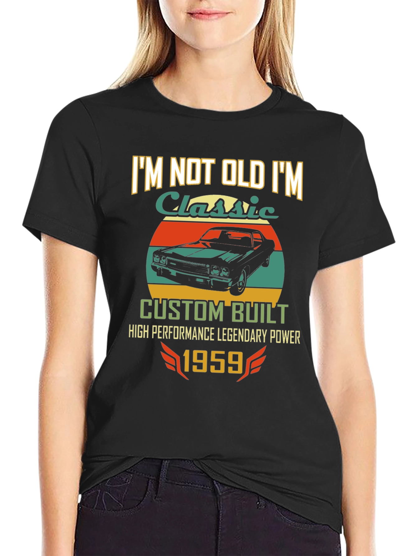 Classic Car 1959 T-Shirt - Custom Built