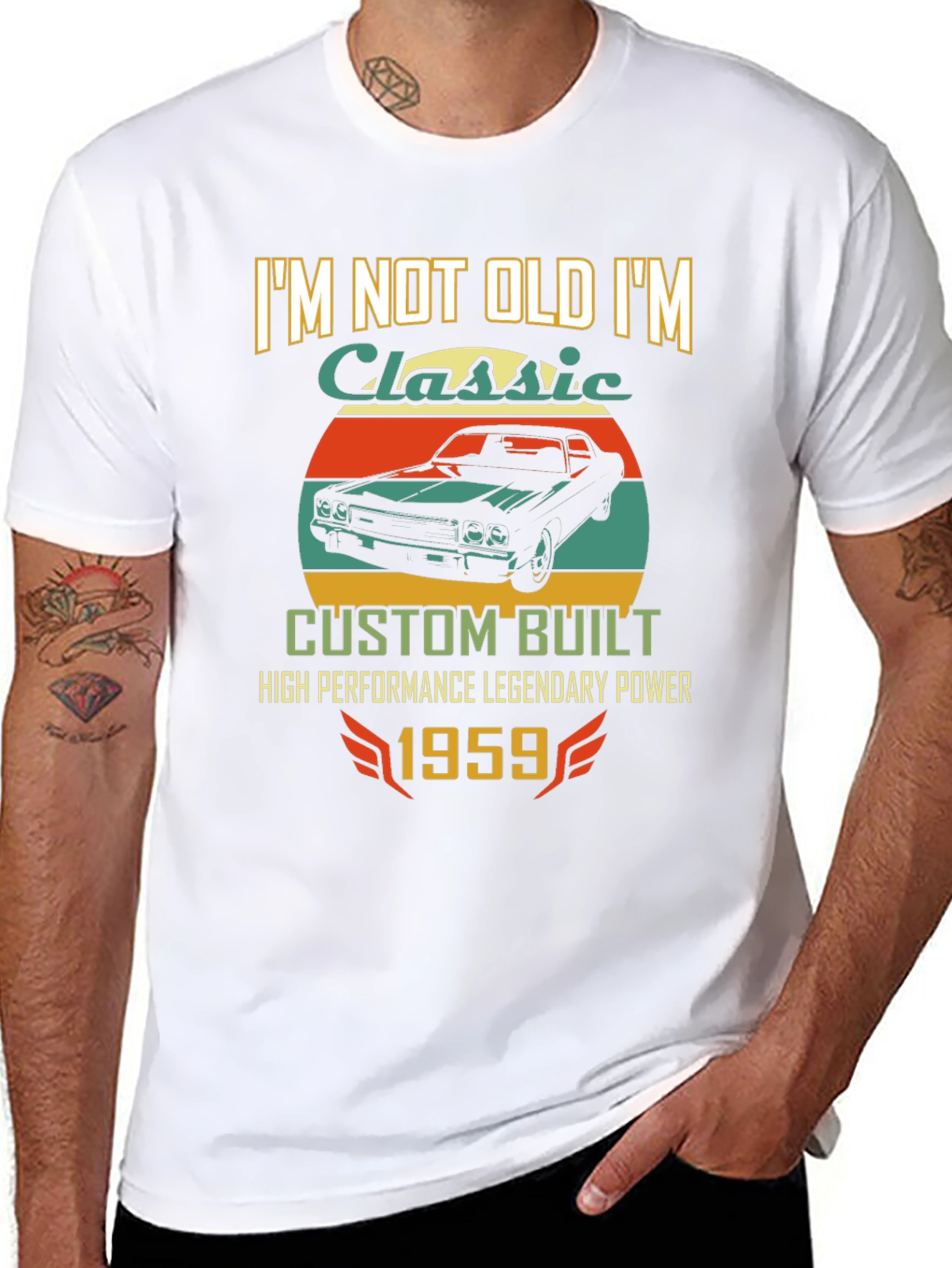 Classic Car 1959 T-Shirt - Custom Built