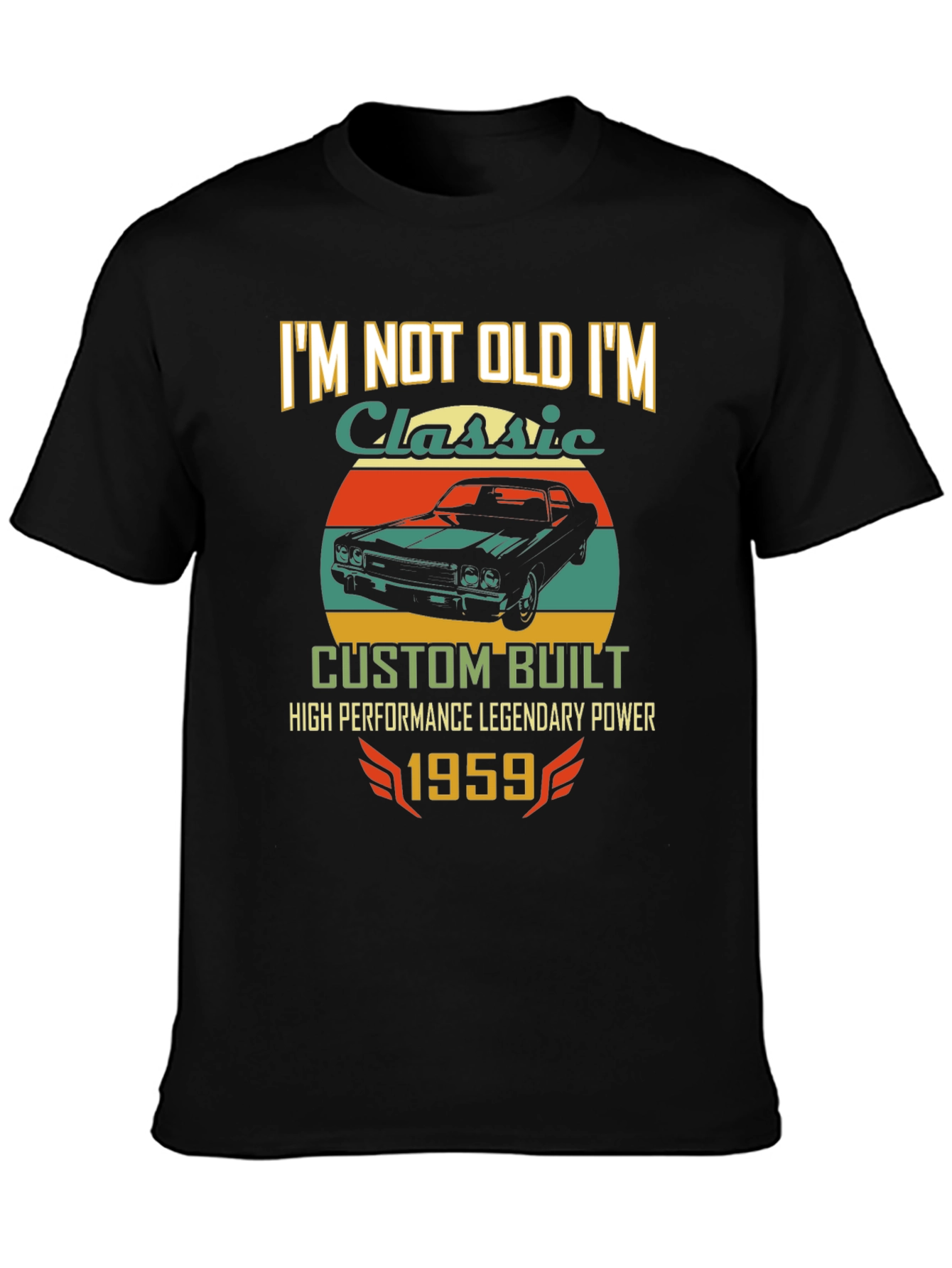 Classic Car 1959 T-Shirt - Custom Built