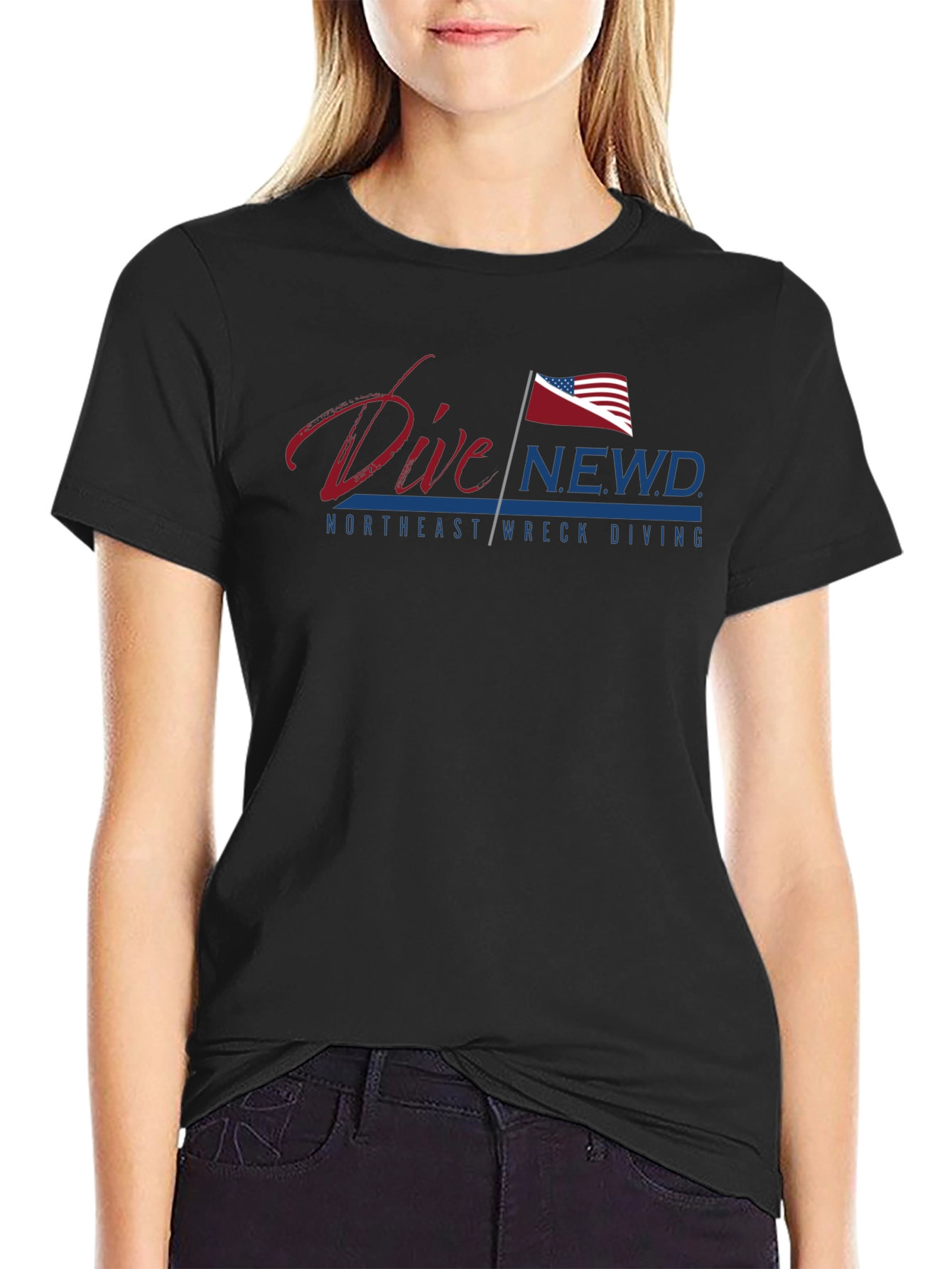 Dive NEWD T-Shirt - Northeast Wreck Diving Tee