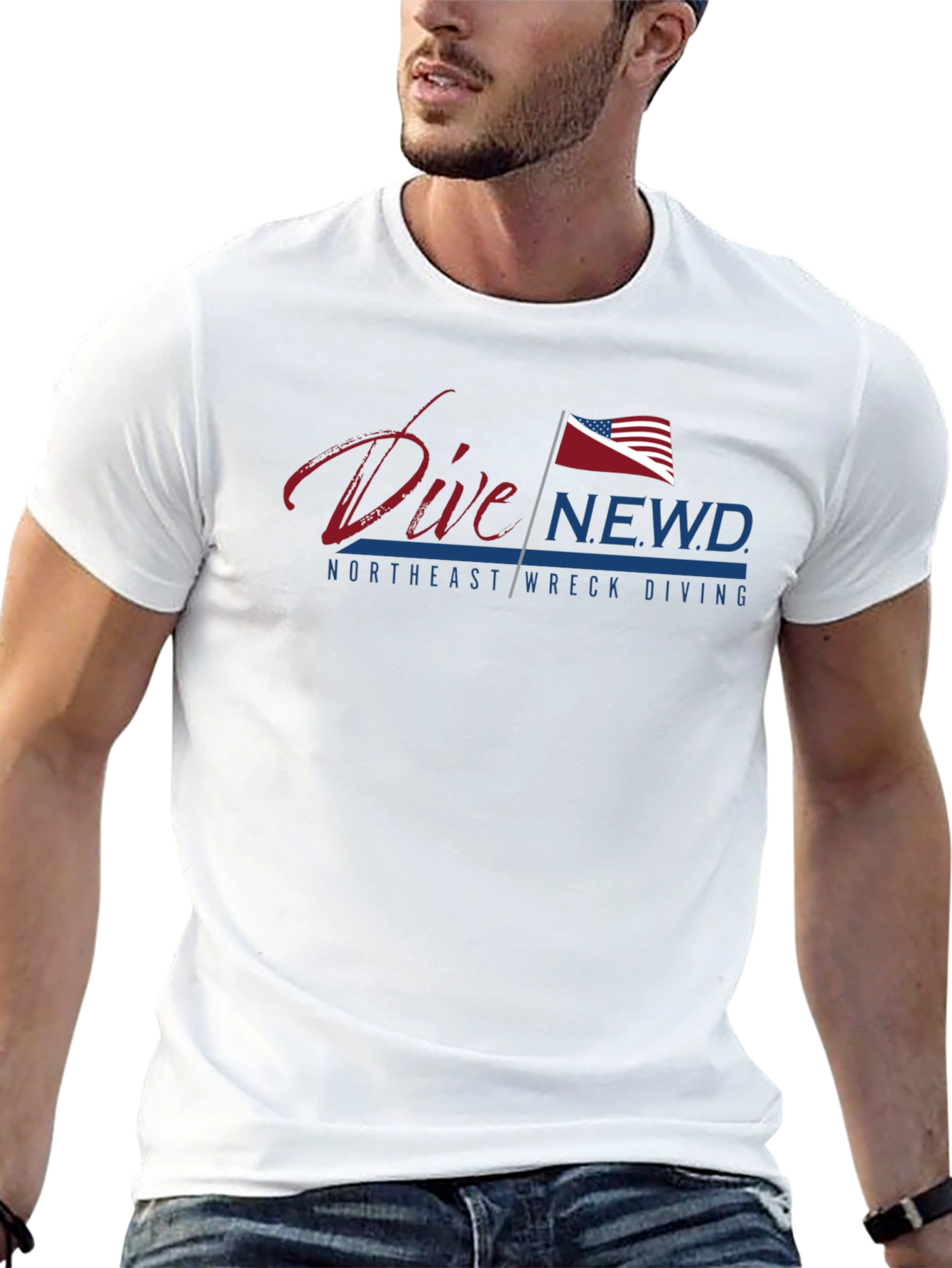 Dive NEWD T-Shirt - Northeast Wreck Diving Tee