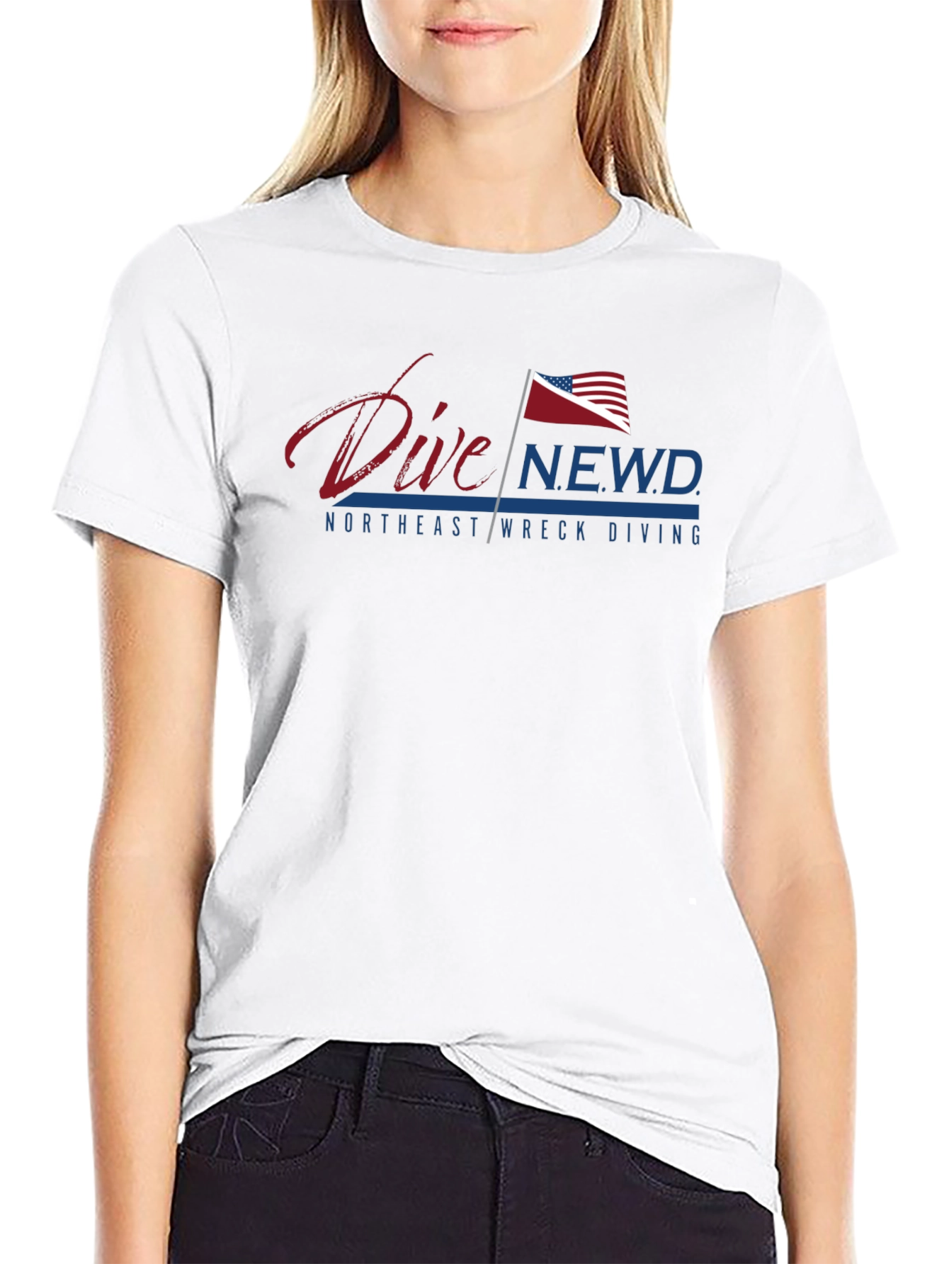 Dive NEWD T-Shirt - Northeast Wreck Diving Tee