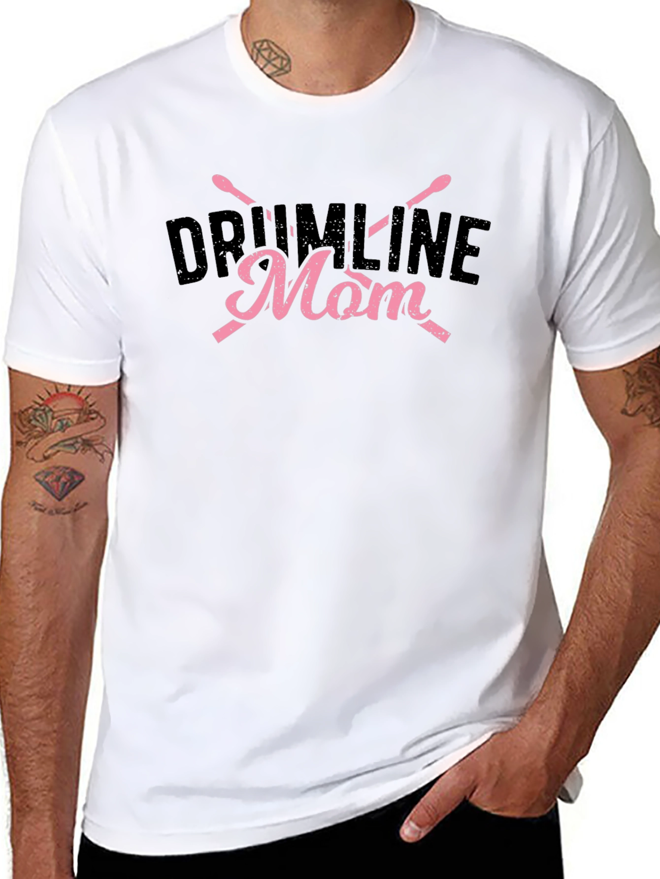 Drumline Mom Graphic T-Shirt