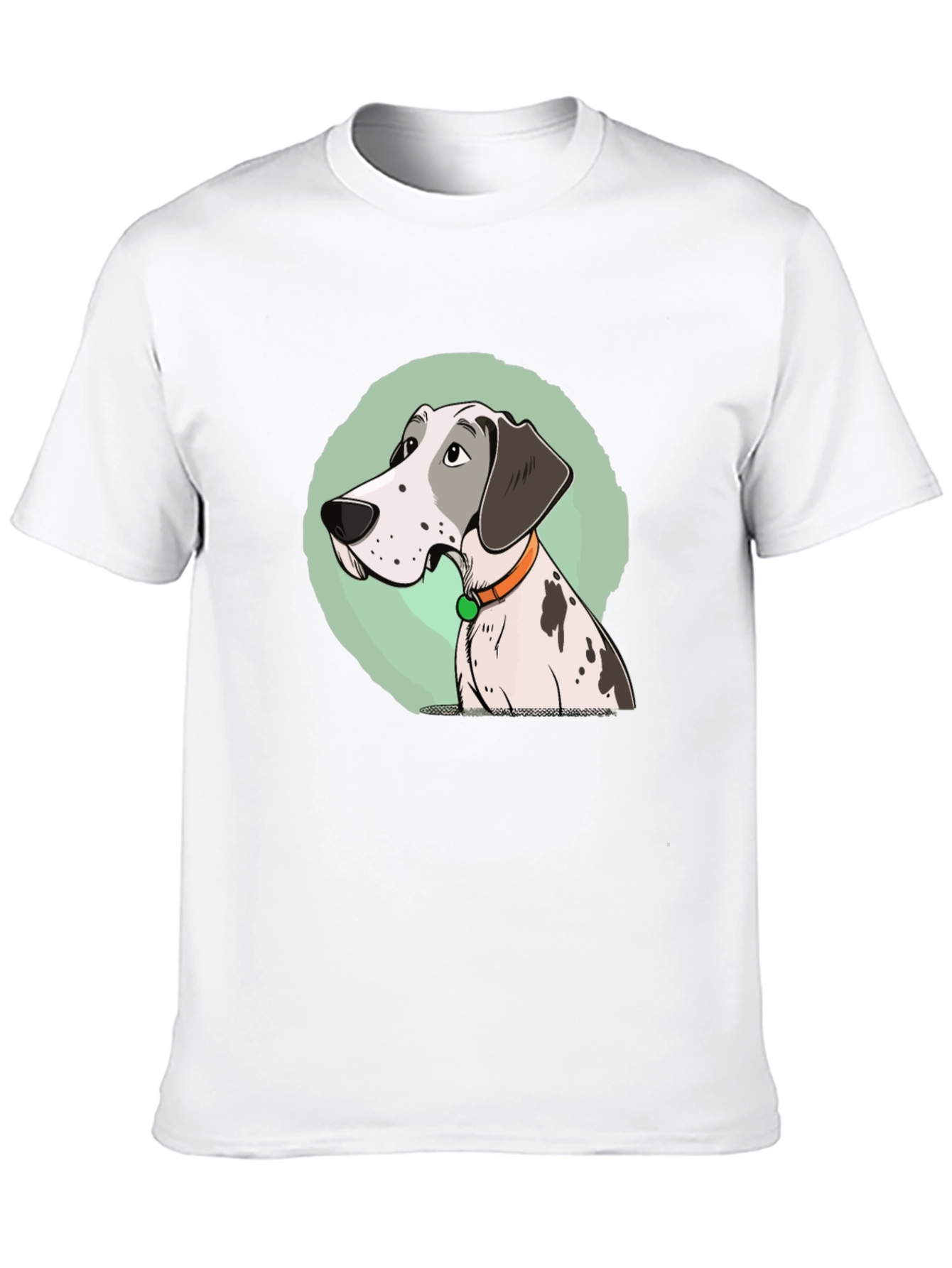 Dog Lovers Tee: Cartoon Pointer Dog T-Shirt