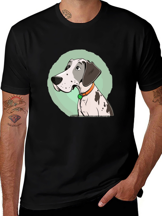 Dog Lovers Tee: Cartoon Pointer Dog T-Shirt