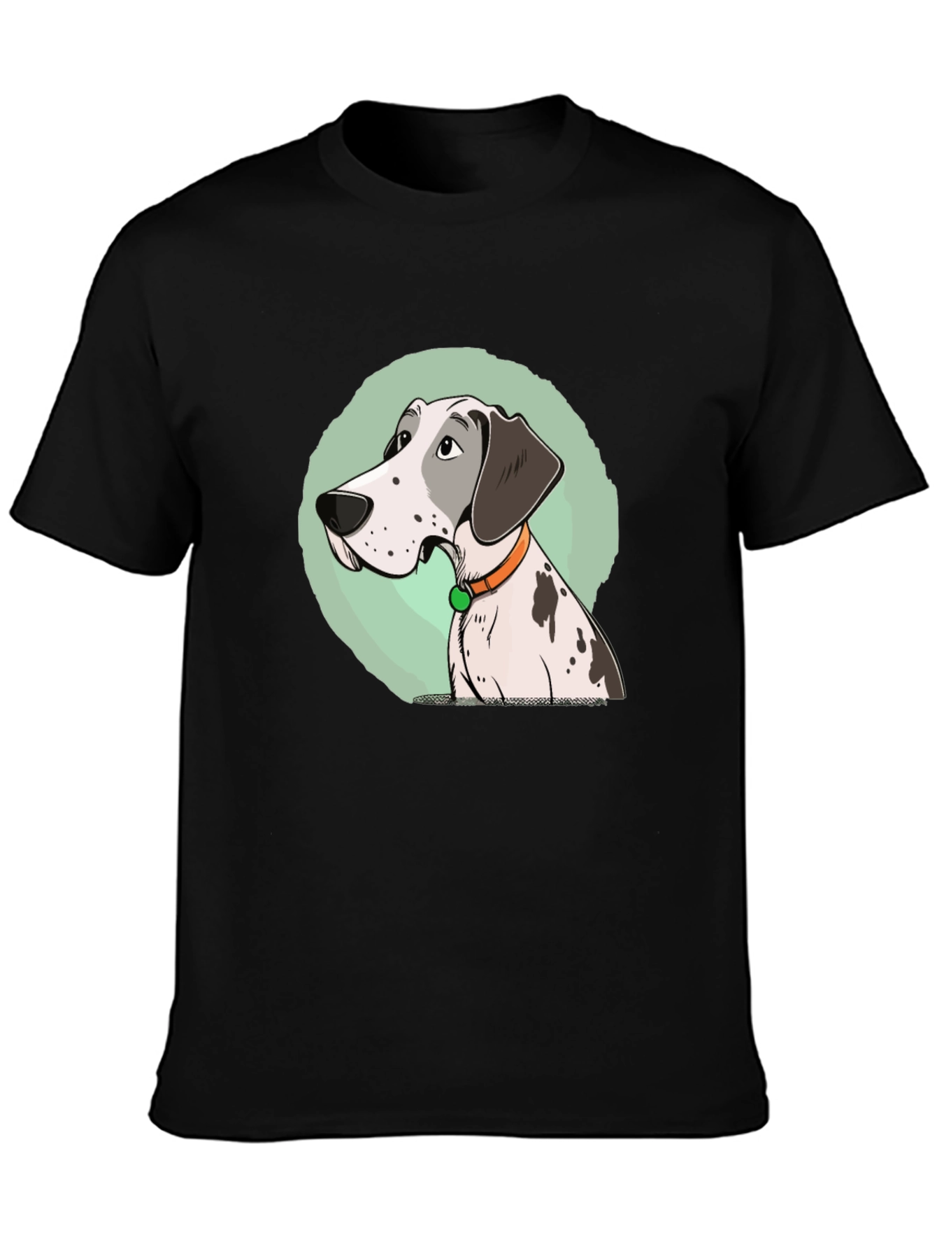Dog Lovers Tee: Cartoon Pointer Dog T-Shirt