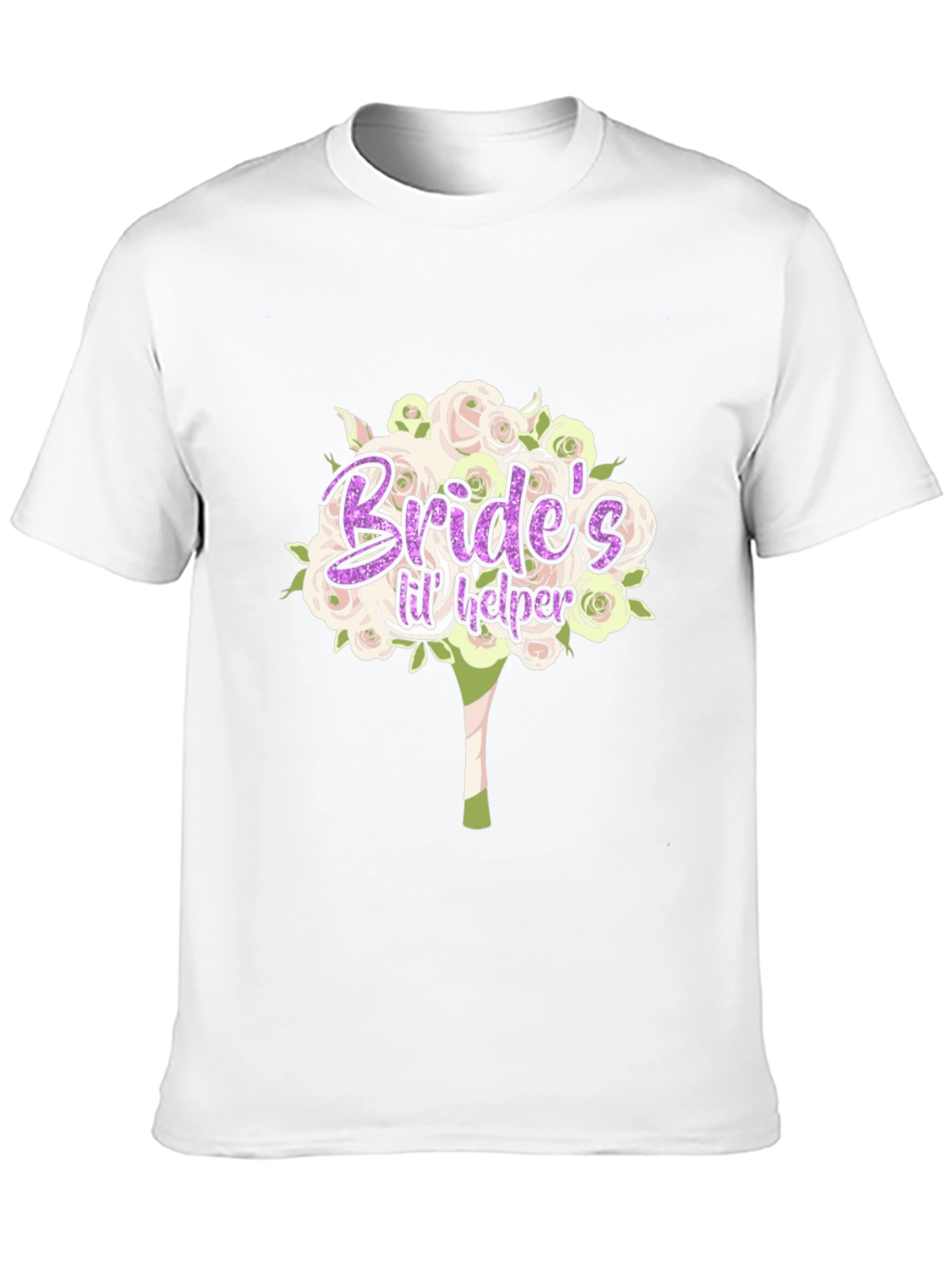 Brides Lil Helper T-Shirt - Wedding Party Apparel