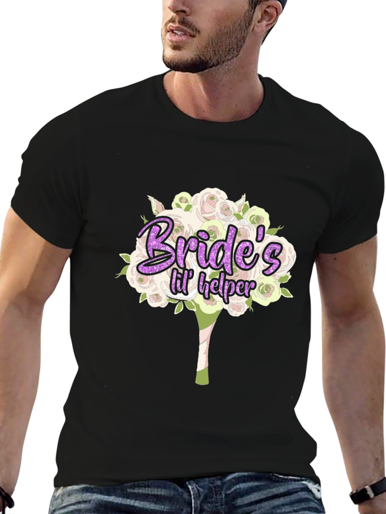 Brides Lil Helper T-Shirt - Wedding Party Apparel