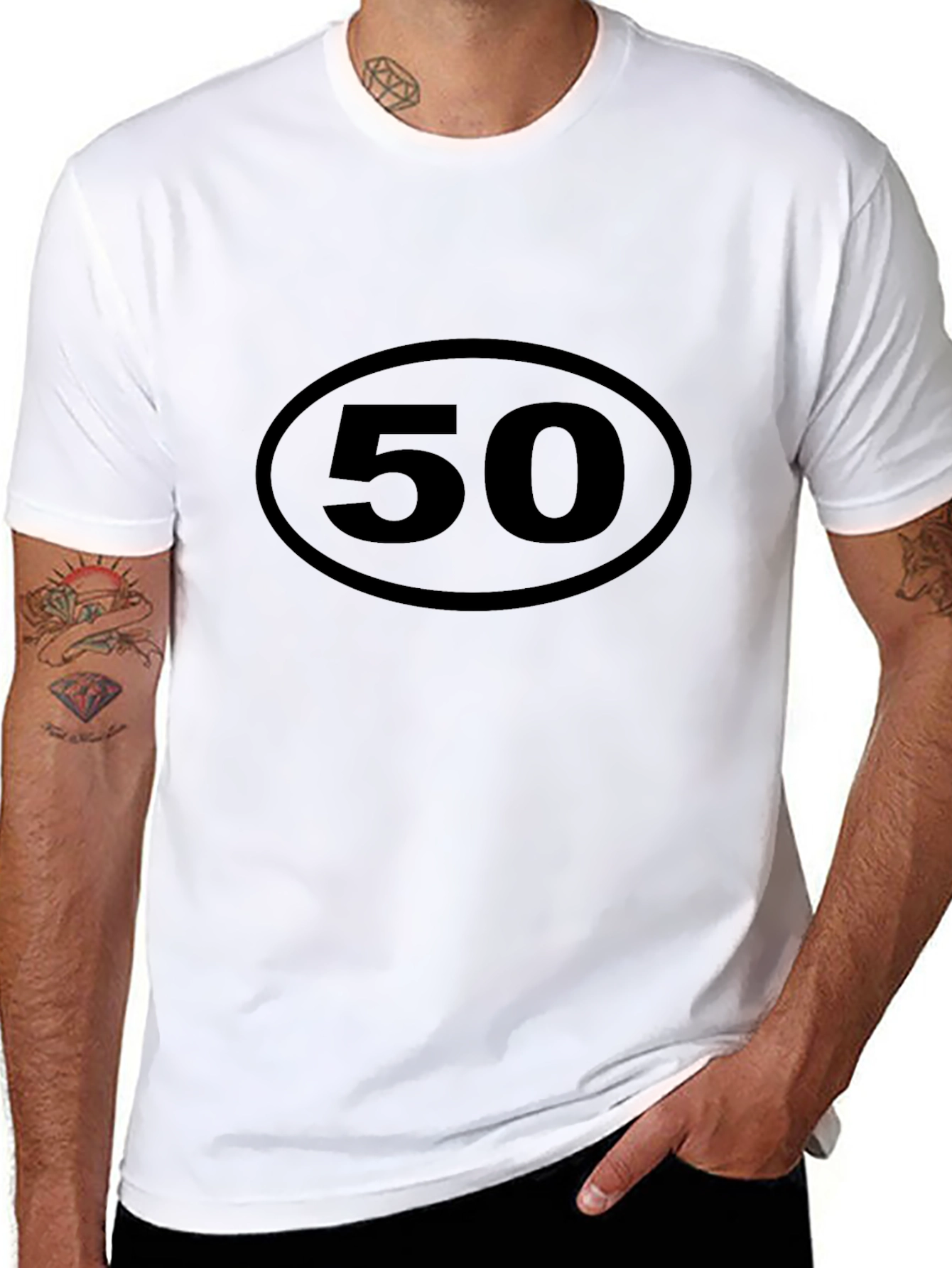 Retro 50 Graphic Tee - Black