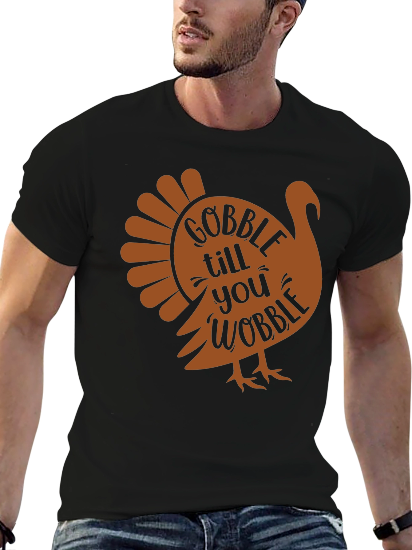 Gobble Till You Wobble Thanksgiving Tee