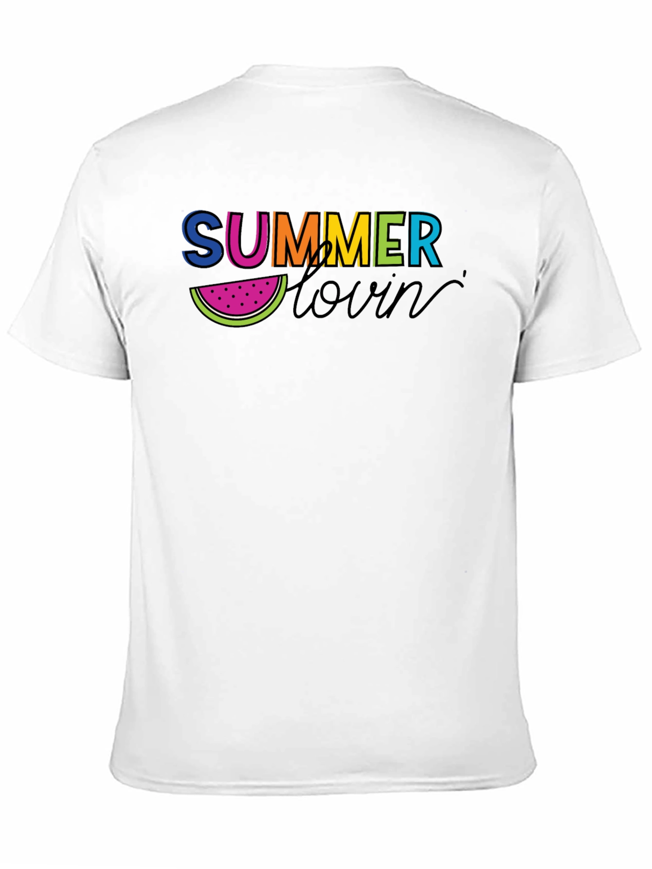 Summer Lovin Graphic Tee - Mens Black T-Shirt