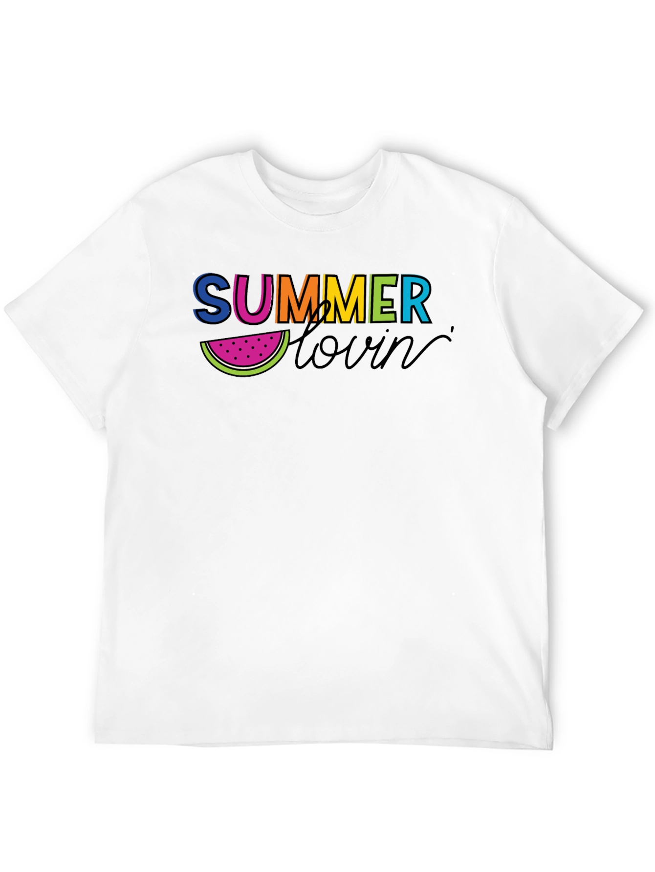 Summer Lovin Graphic Tee - Mens Black T-Shirt