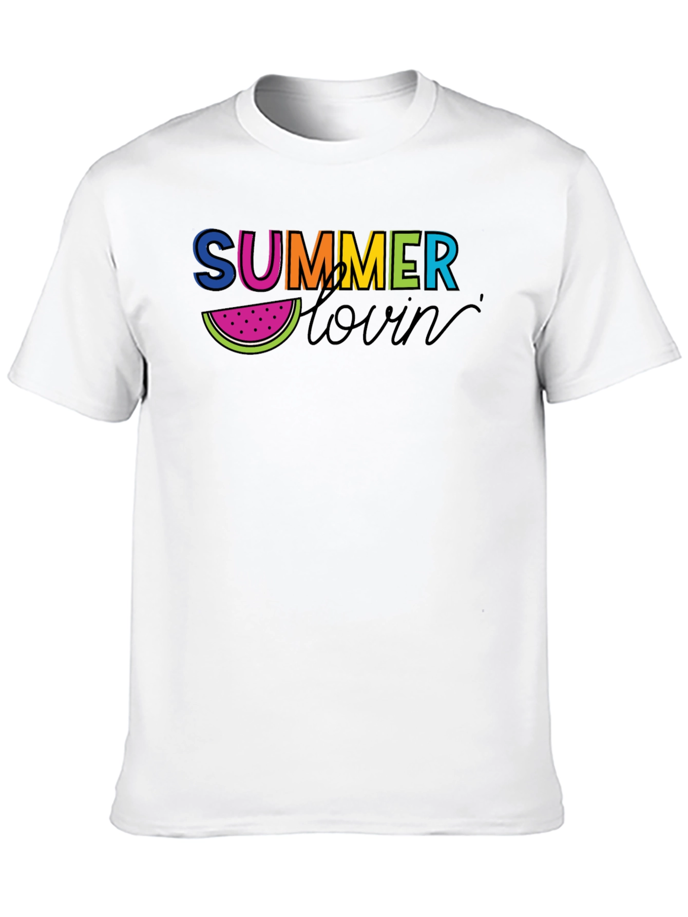 Summer Lovin Graphic Tee - Mens Black T-Shirt