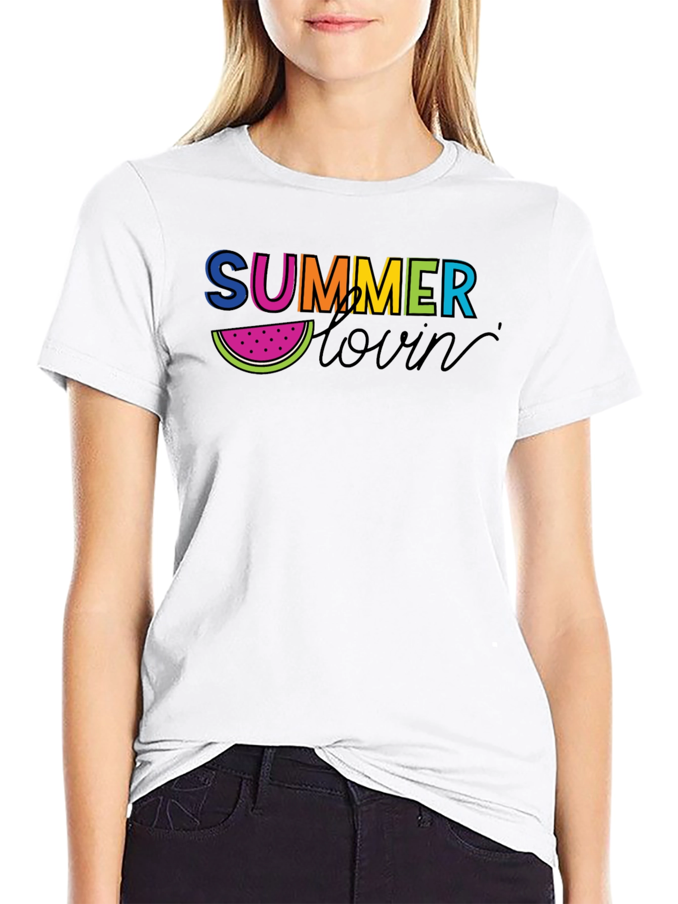 Summer Lovin Graphic Tee - Mens Black T-Shirt