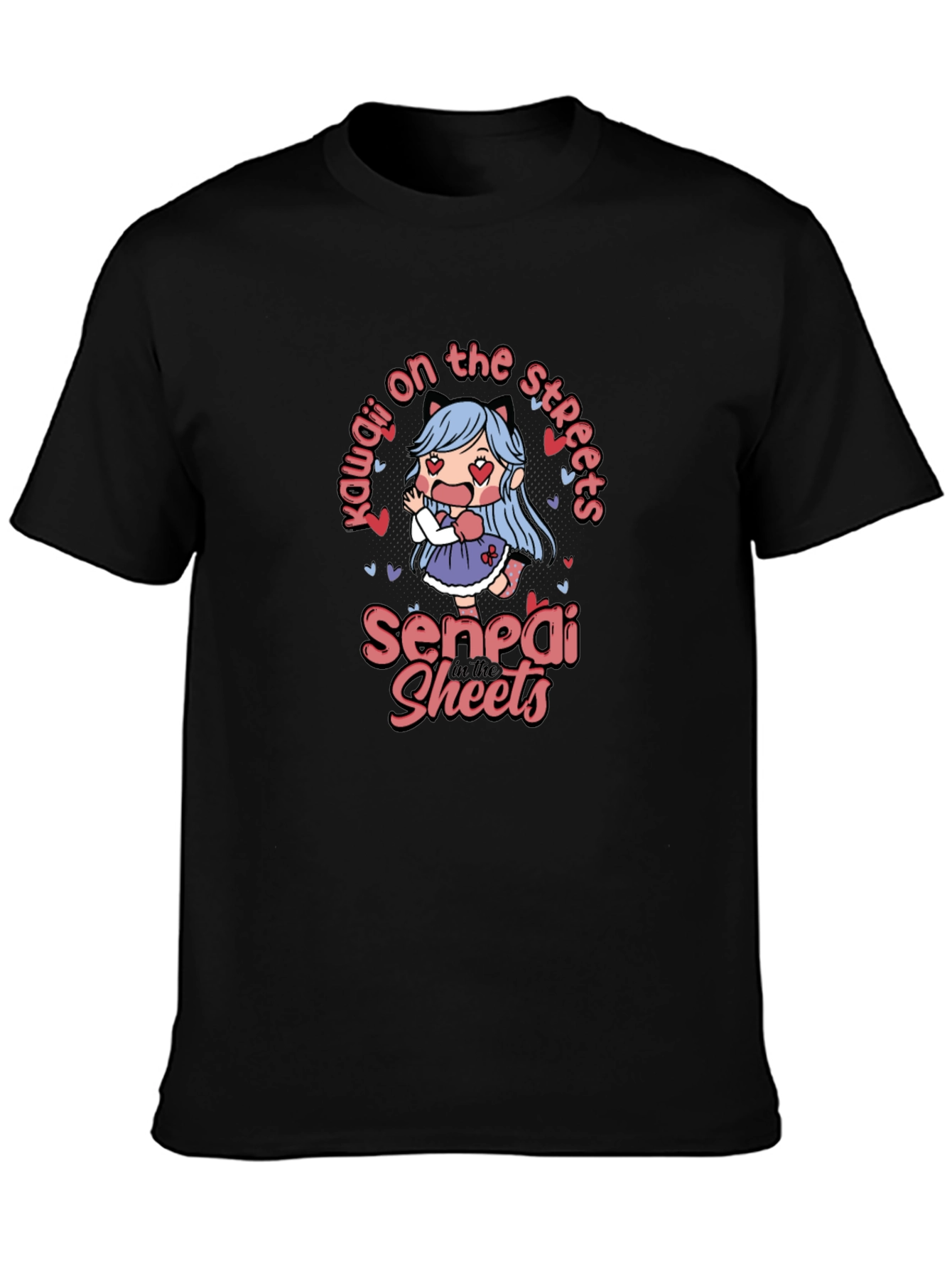 Kawaii Anime Graphic T-Shirt