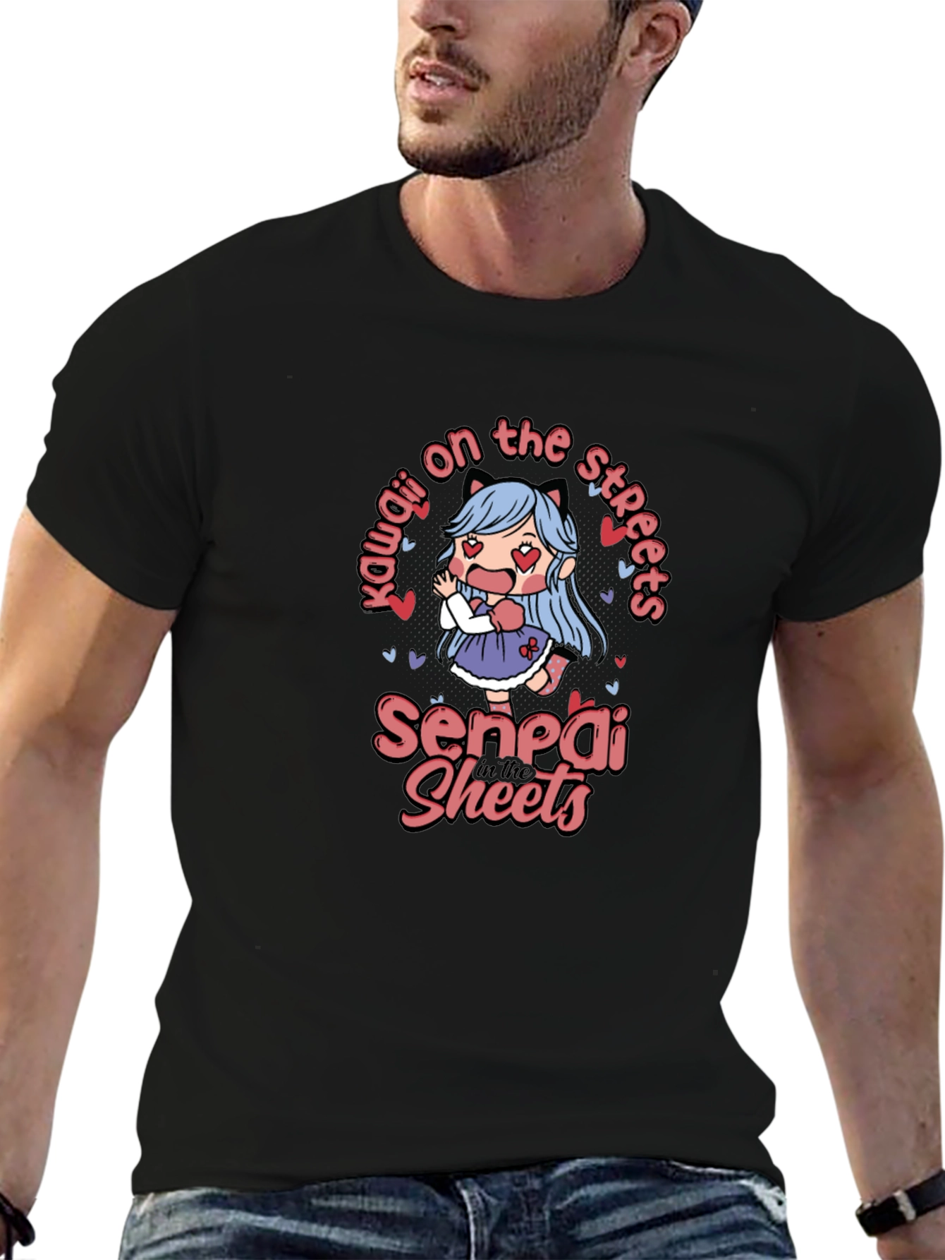Kawaii Anime Graphic T-Shirt