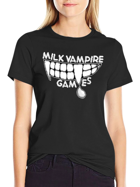 Milk Vampire Games T-Shirt - Unique Graphic Tee