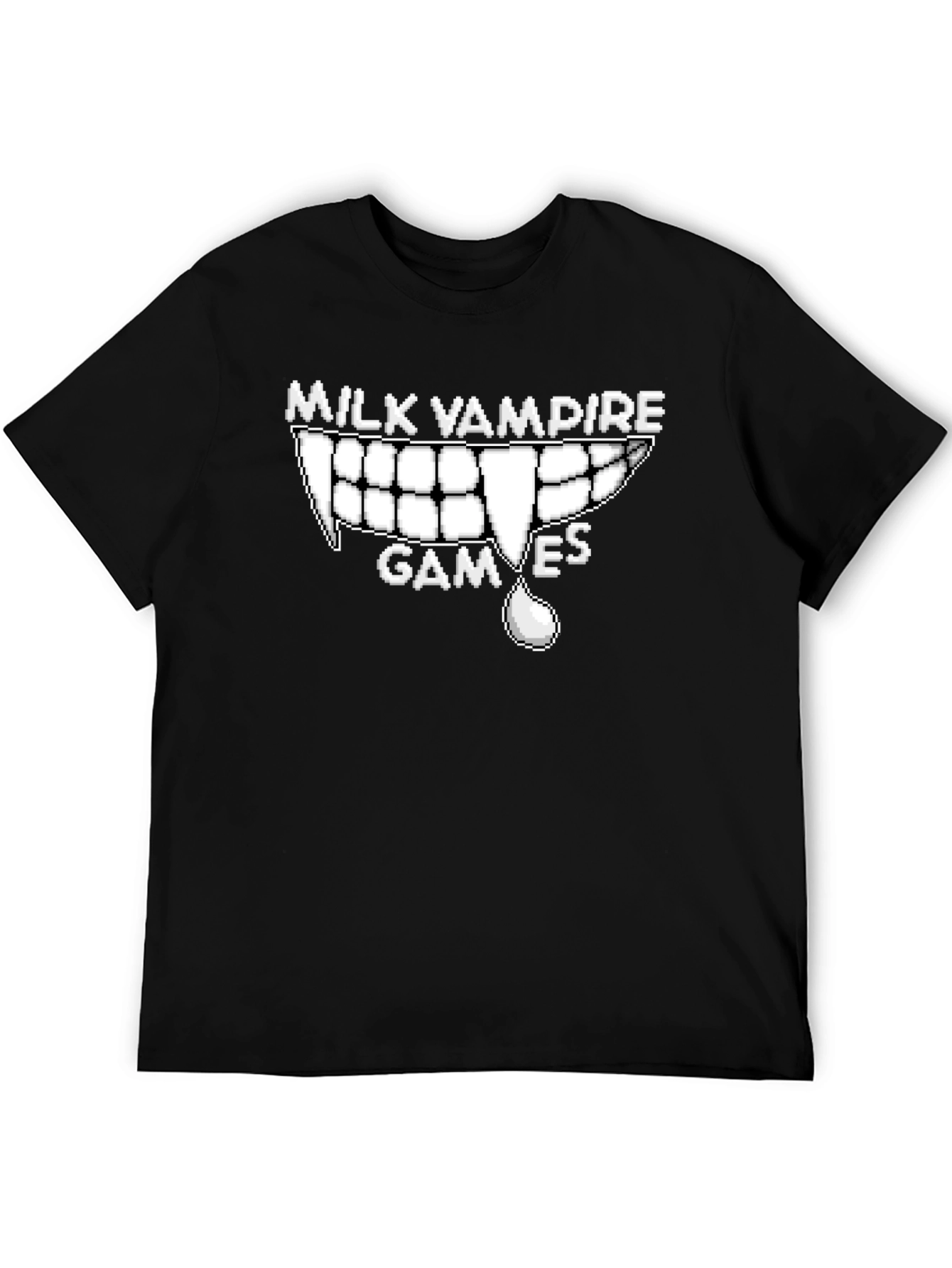 Milk Vampire Games T-Shirt - Unique Graphic Tee