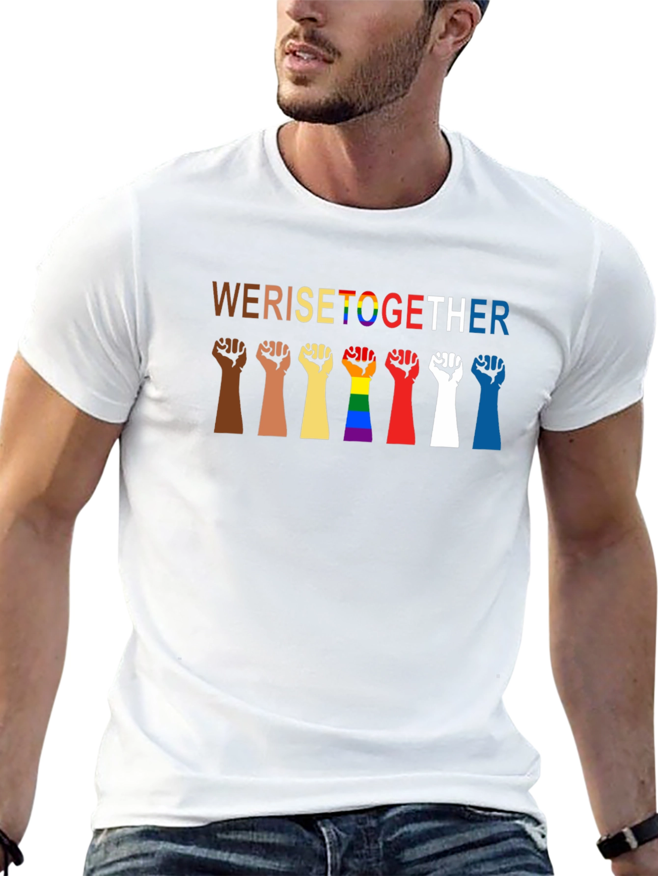 WE RISE TOGETHER Equality Graphic T-Shirt